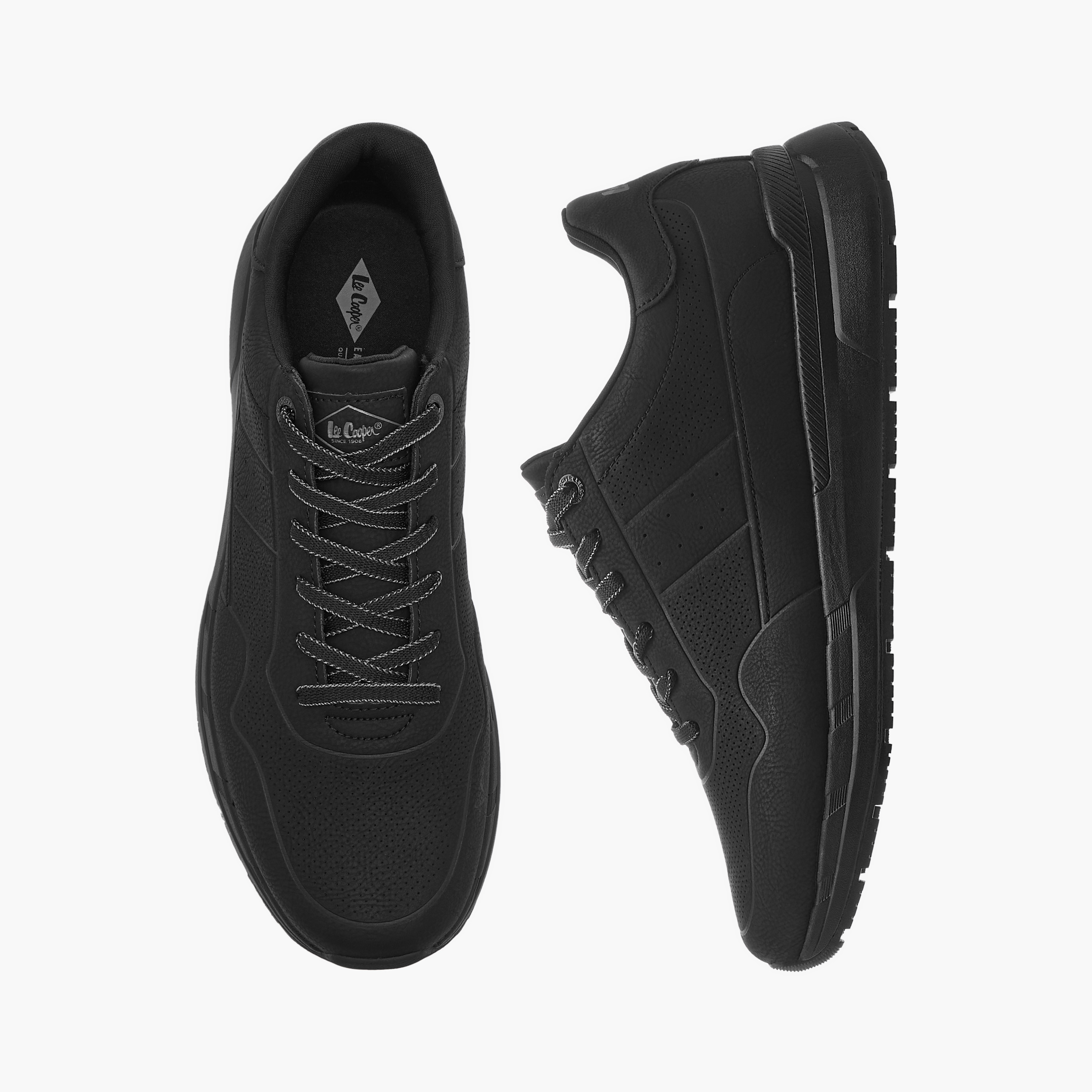 حذاء سنيكرز مثقب برباط إغلاق للرجال من لي كوبر-men-shoes-sneakers-image-1