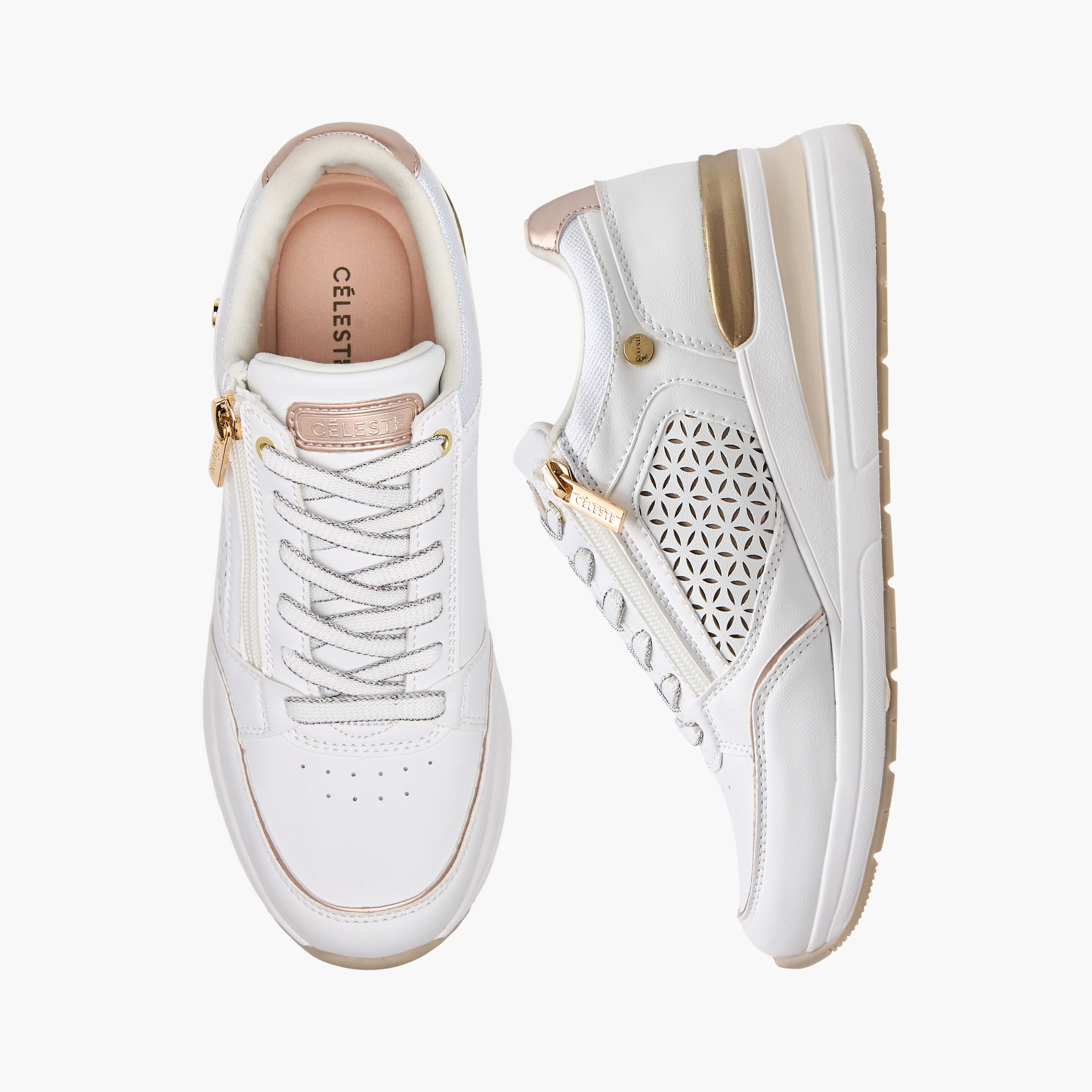 Celeste Women's Panelled Sneakers with Lace-Up Closure-women-shoes-sneakers-image-1