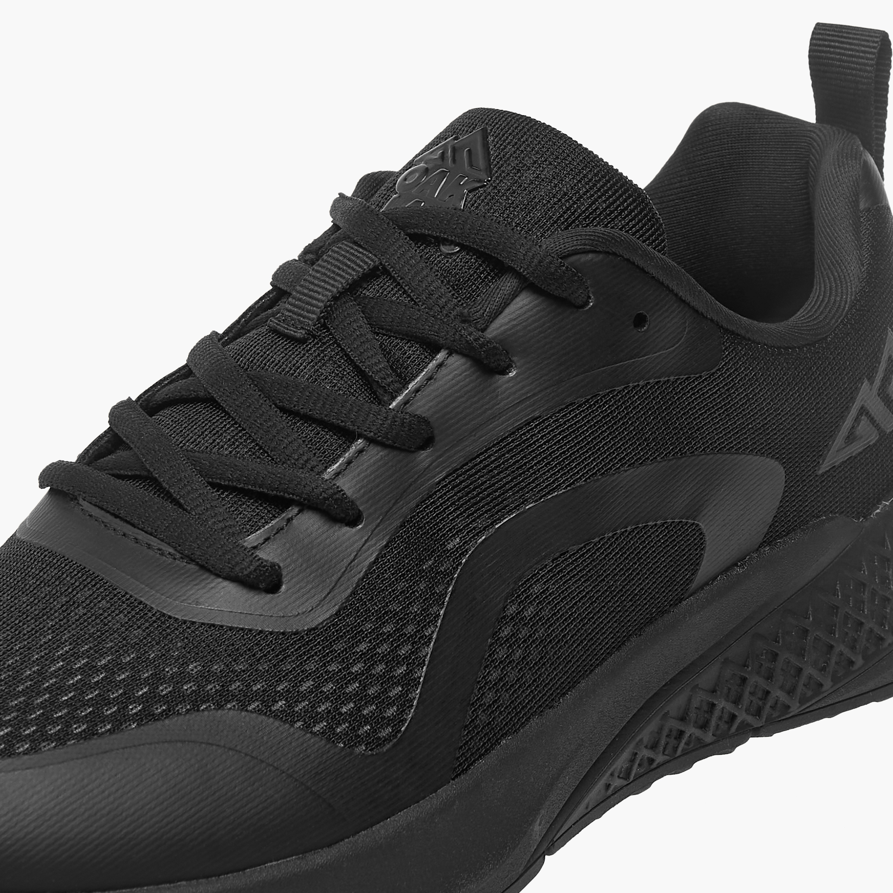 Oaklan Panelled Sports Shoes with Lace-Up Closure-sports-women-shoes-image-4