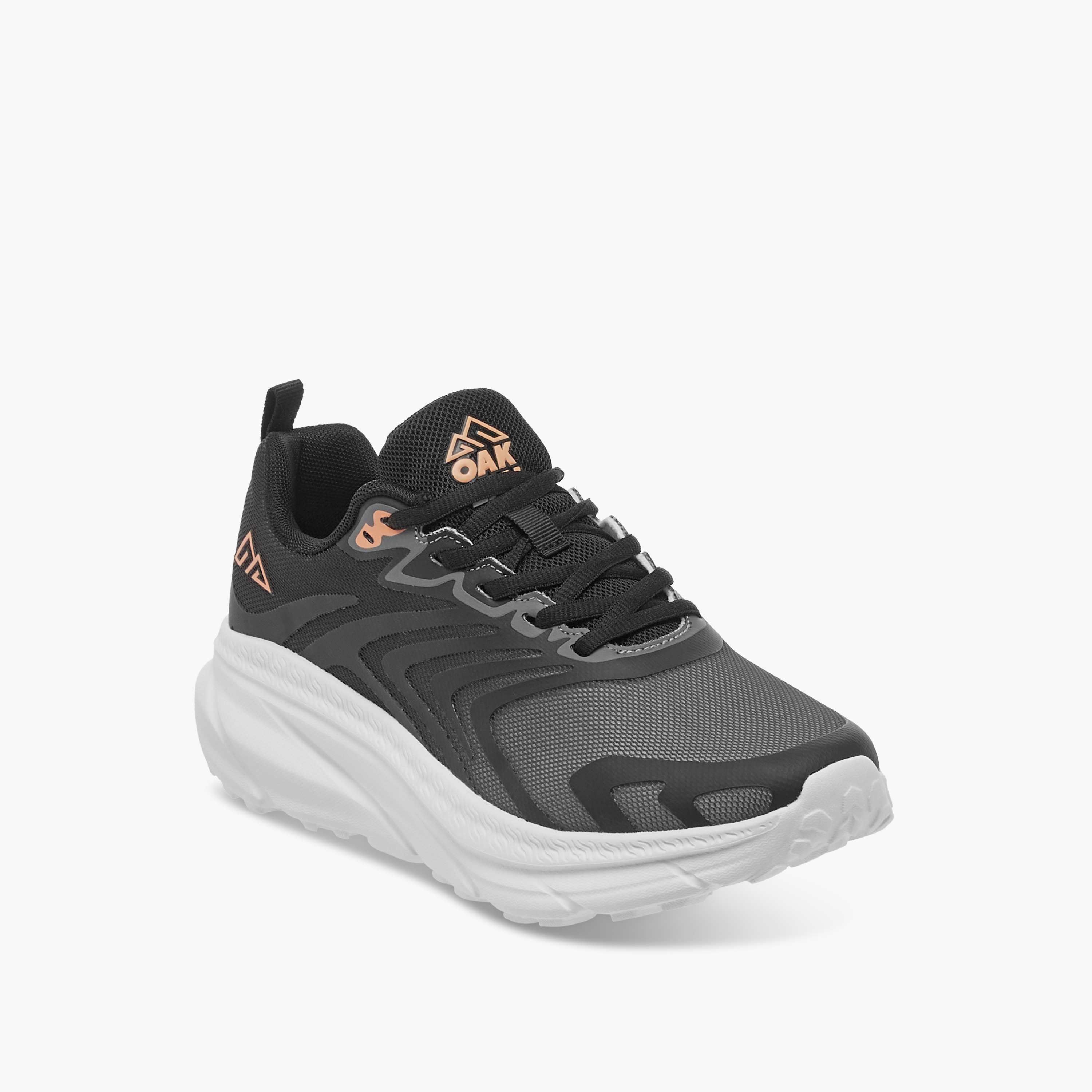 حذاء رياضي برباط إغلاق وتفاصيل ألسنة سحب أوكلان من شو إكسبريس-sports-women-shoes-image-2