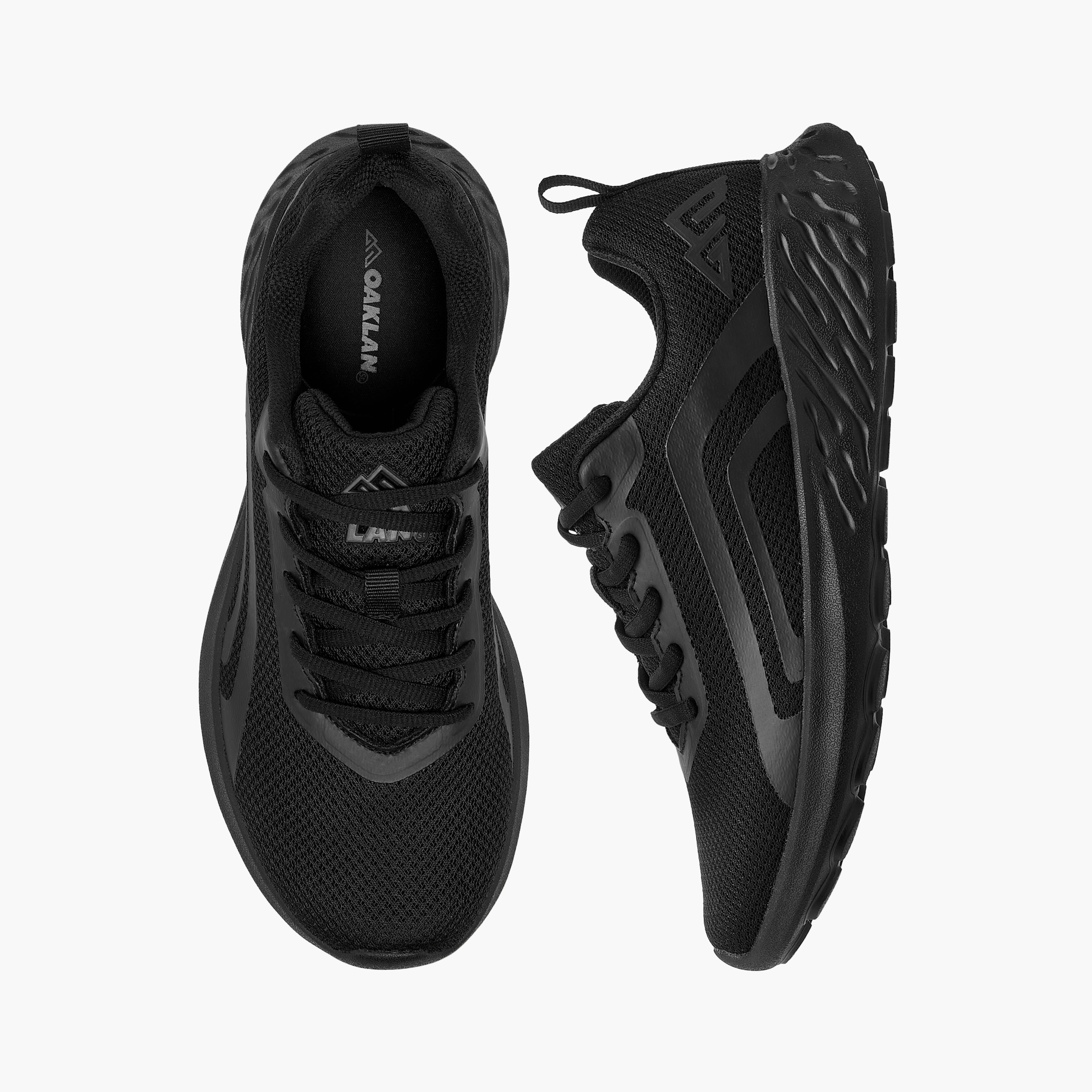 Oaklan by Shoexpress Textured Sports Shoes with Lace-Up Closure-sports-women-shoes-image-1