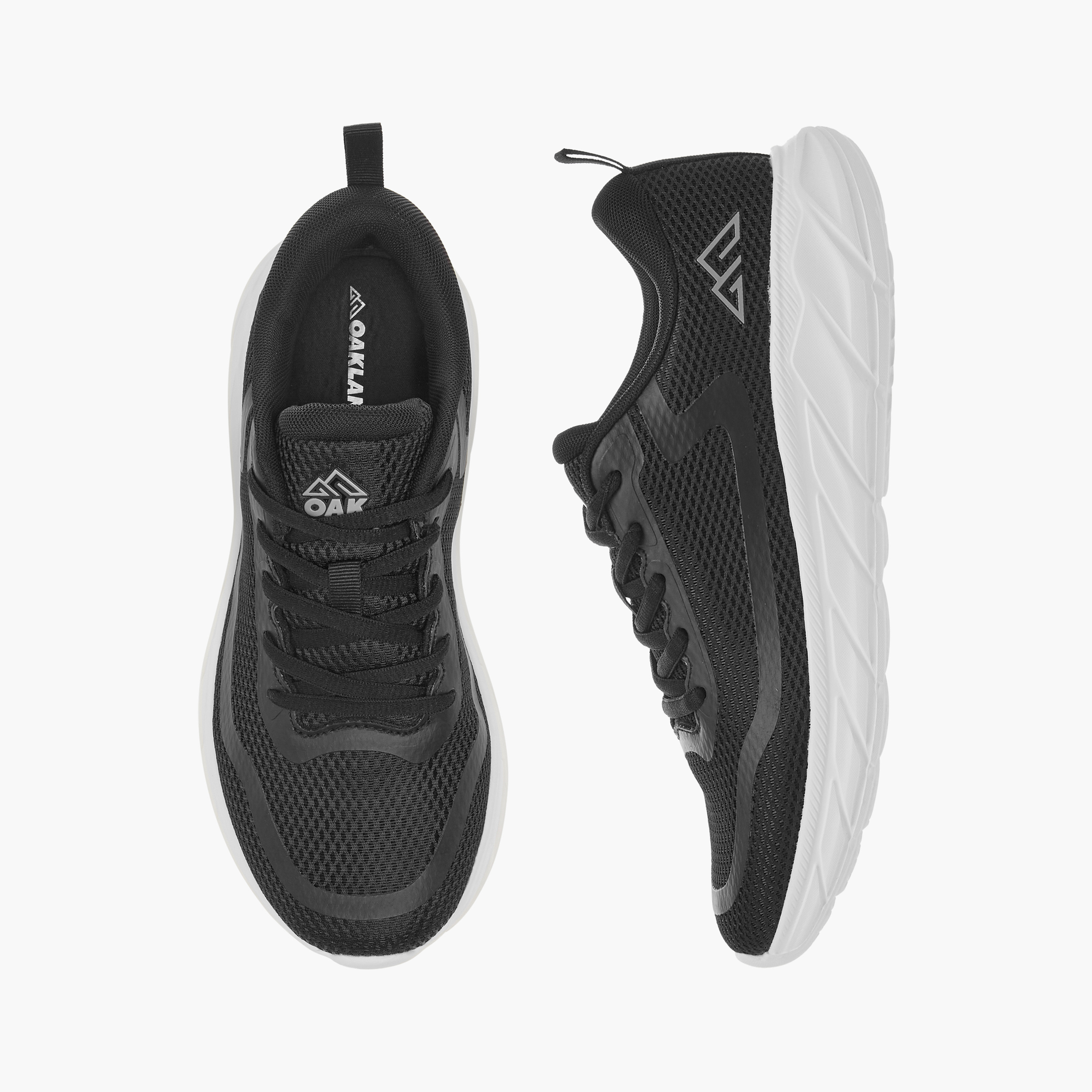Oaklan by Shoexpress Panelled Sports Shoes with Lace Closure-sports-women-shoes-image-1