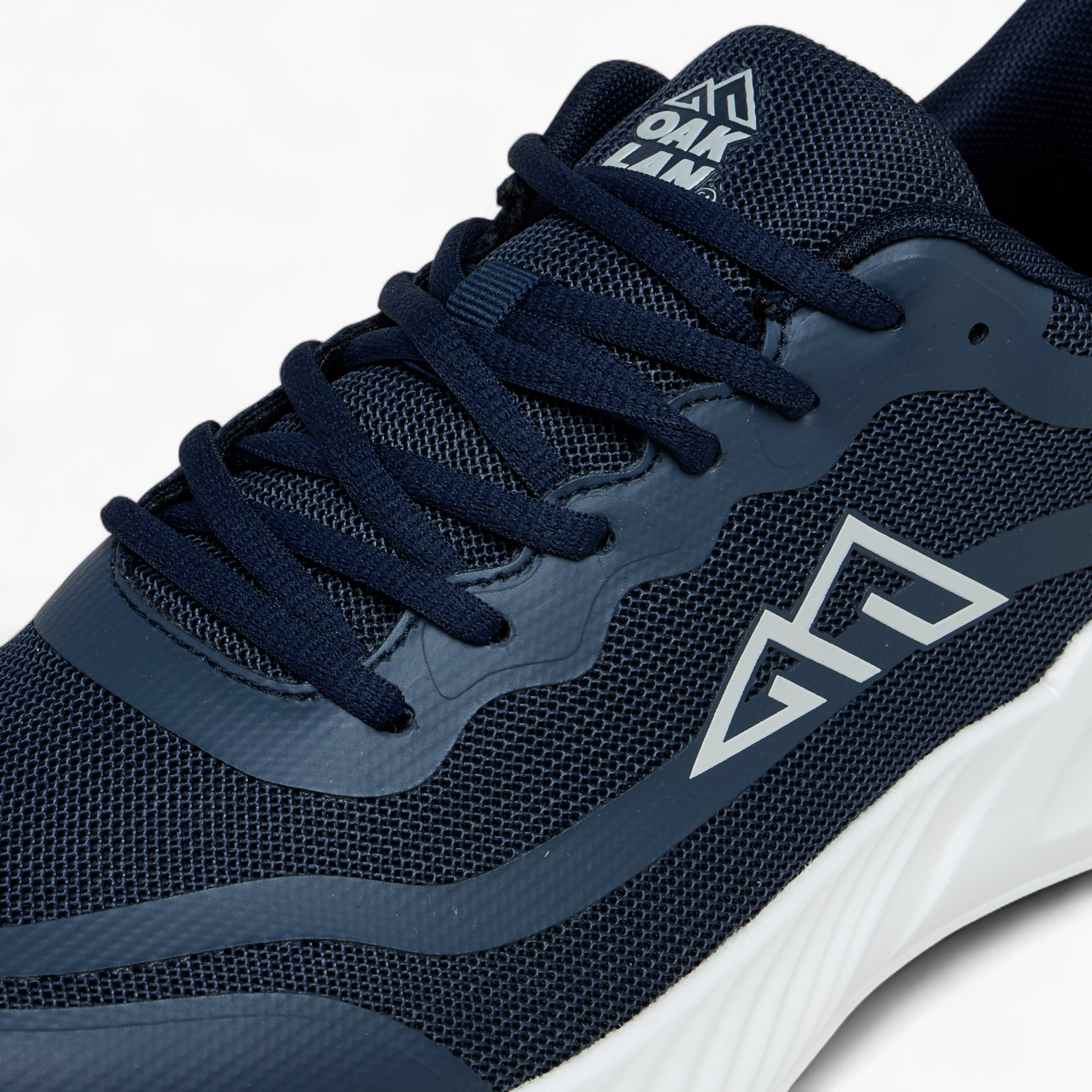 Oaklan by Shoexpress Panelled Lace-Up Sports Shoes with Pull Tab-sports-men-shoes-image-4
