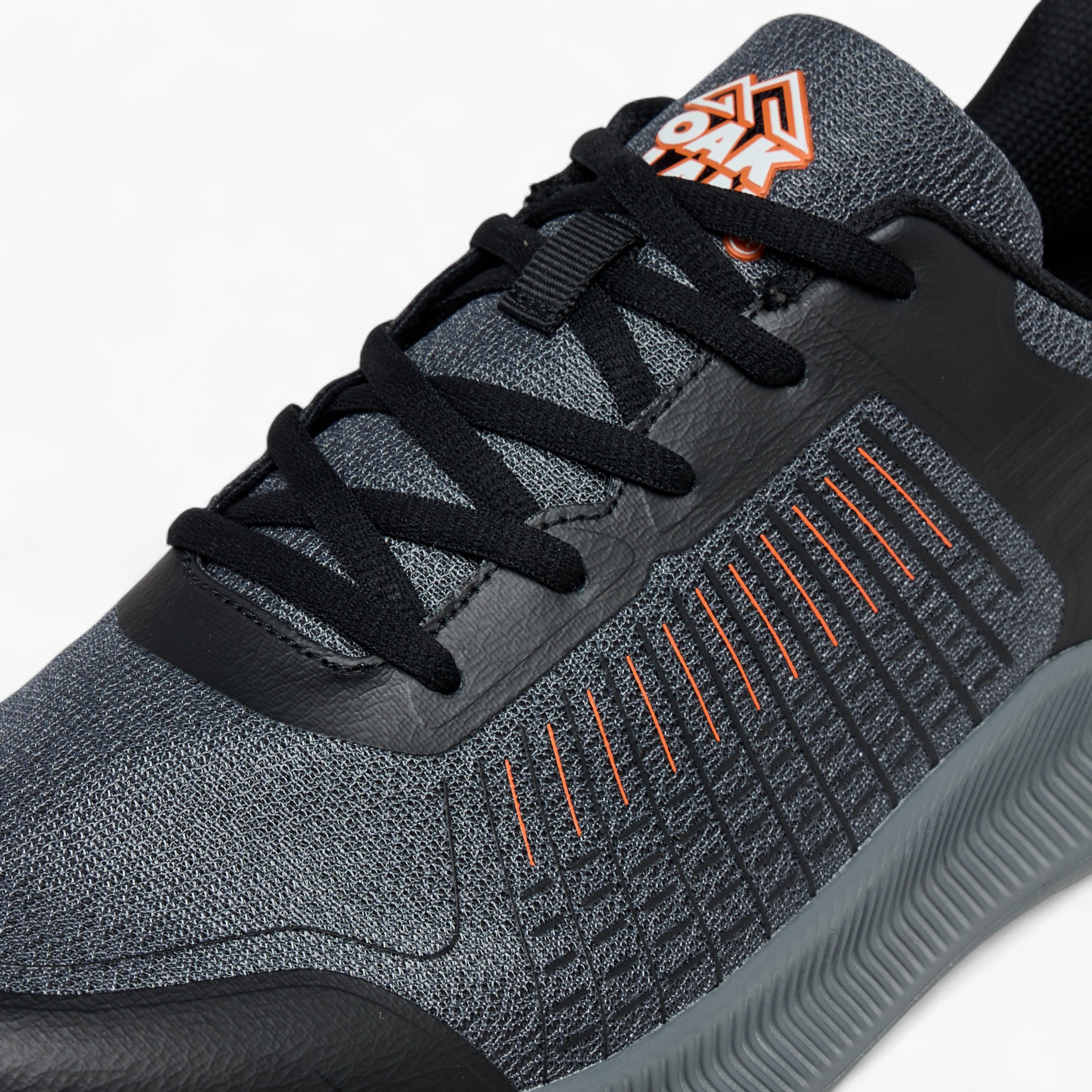 Oaklan by Shoexpress Panelled Lace-Up Sports Shoes with Pull Tab-sports-men-shoes-image-4
