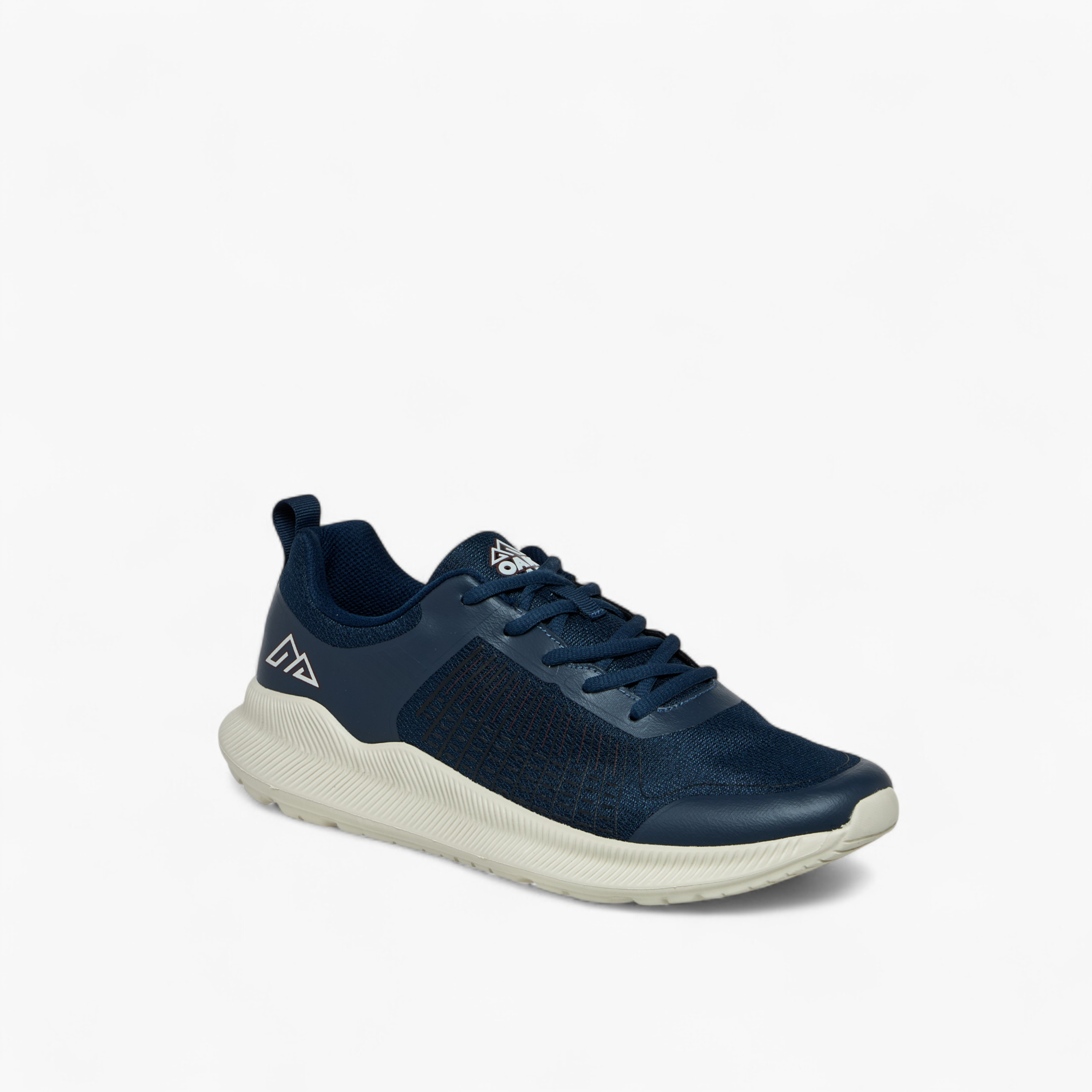 Oaklan by Shoexpress Panelled Lace-Up Sports Shoes with Pull Tab-sports-men-shoes-image-2