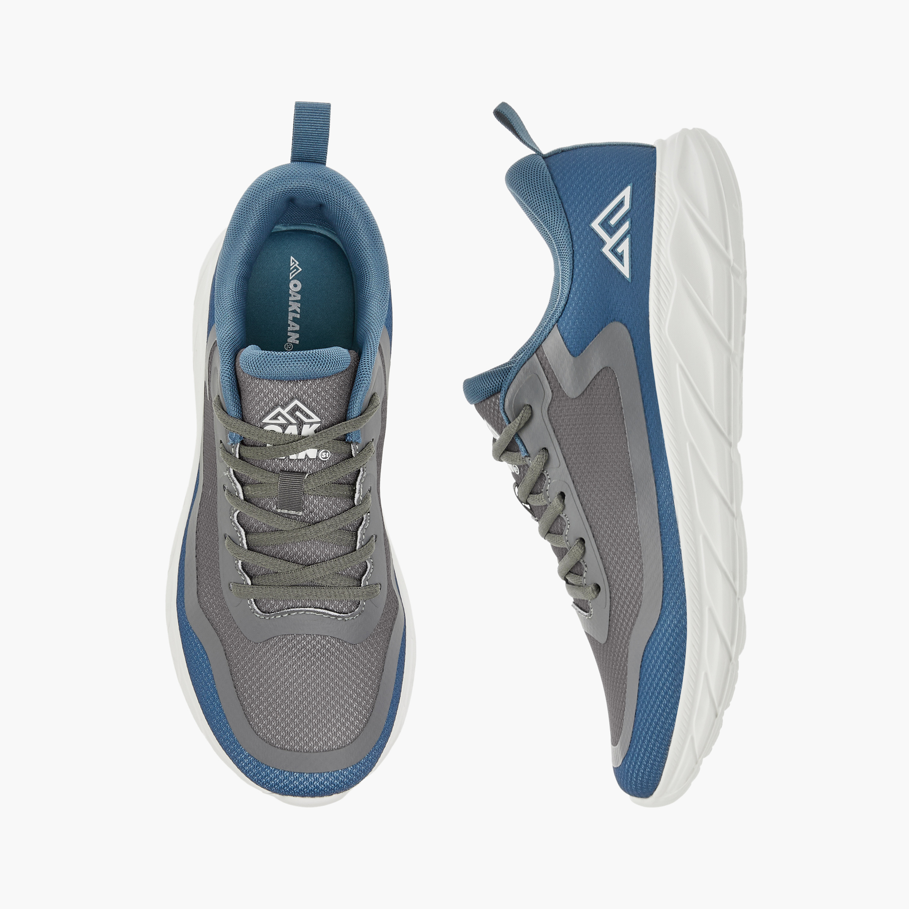 Oaklan by Shoexpress Pull Tab Detail Lace-Up Sports Shoes-sports-men-shoes-image-1