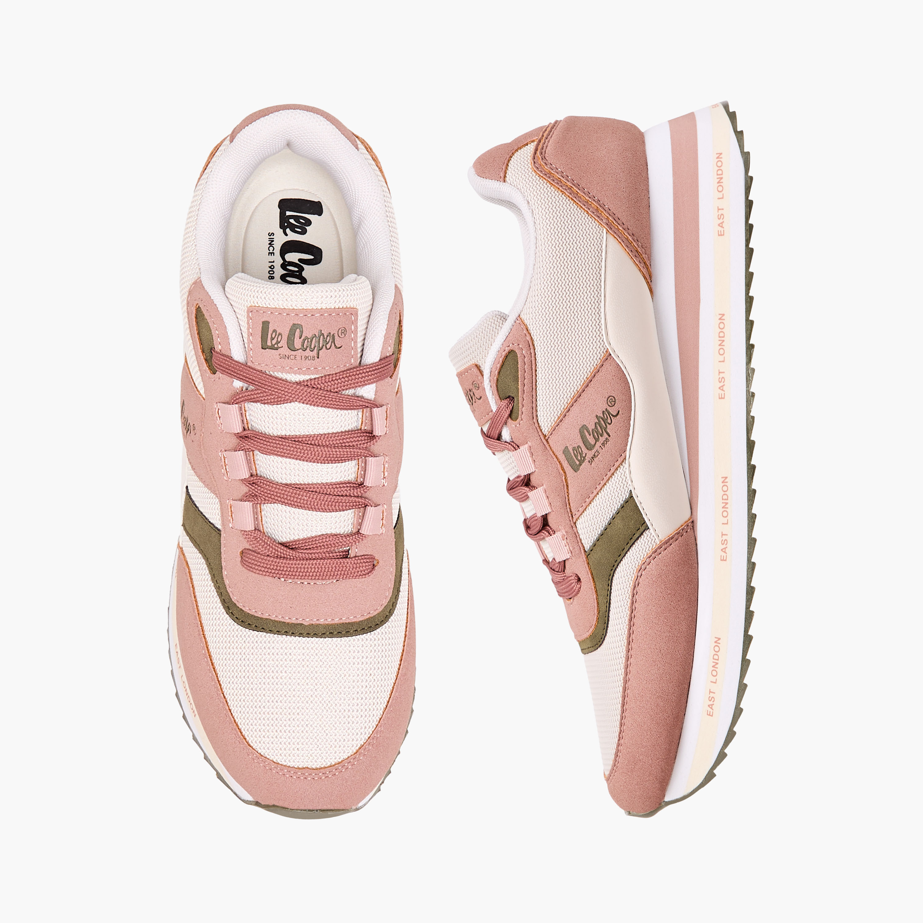 حذاء سنيكرز برباط إغلاق وطبعات شعار للنساء من لي كوبر-women-shoes-sneakers-image-1