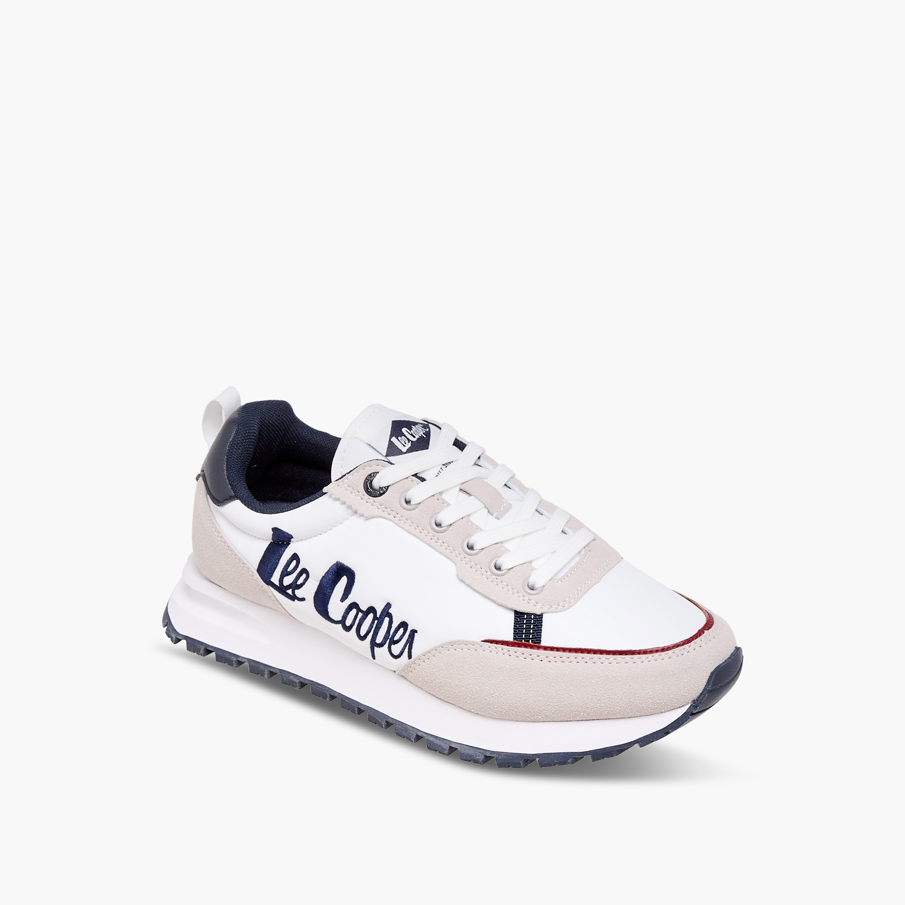 Lee Cooper Women's Logo Detail Lace-Up Sneakers-women-shoes-sneakers-image-3