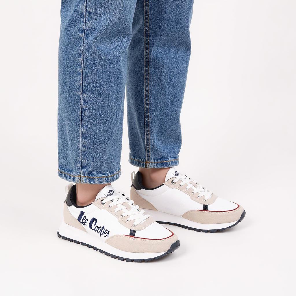 Lee Cooper Women's Logo Detail Lace-Up Sneakers-women-shoes-sneakers-image-2