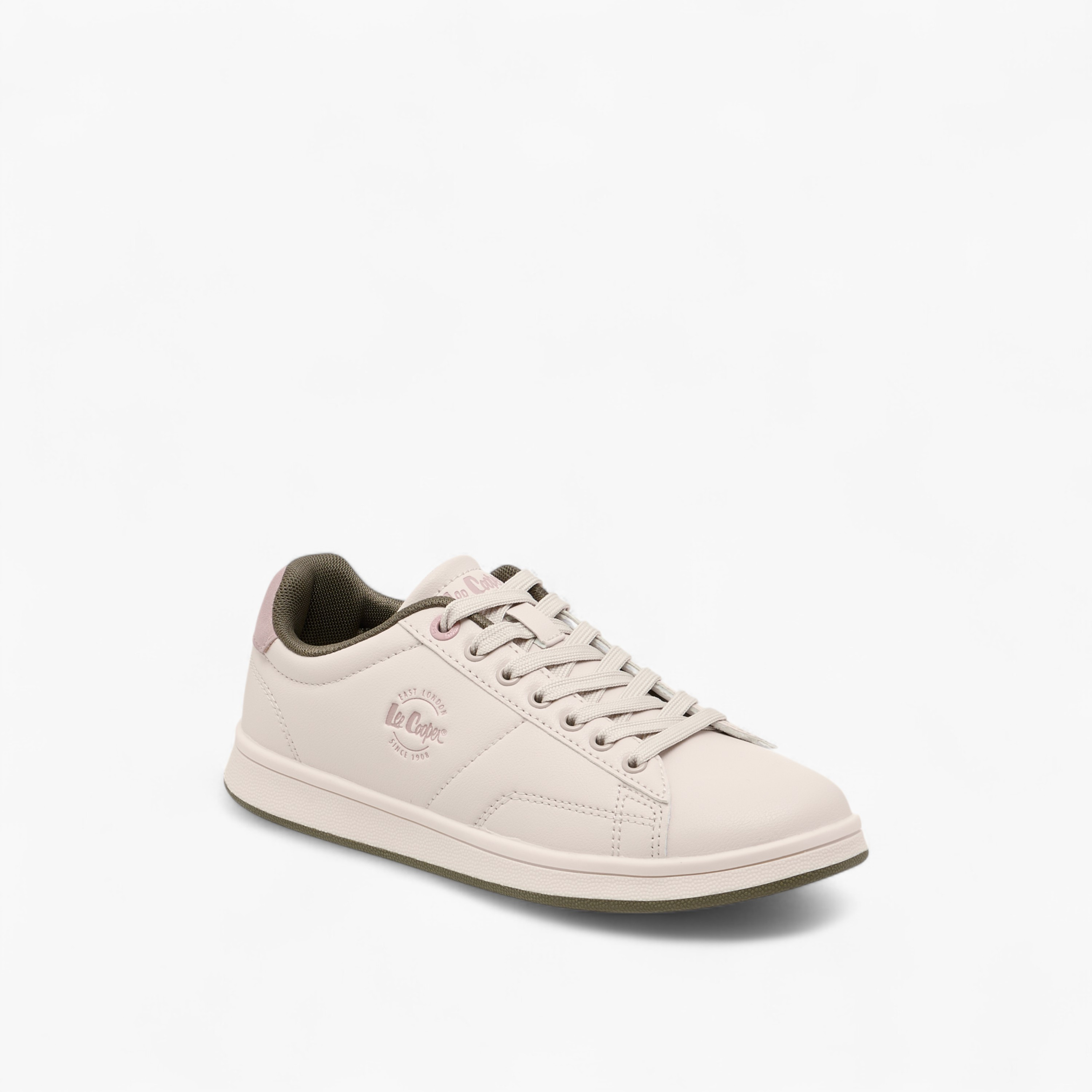 Lee Cooper Women's Logo Print Lace-Up Sneakers-women-shoes-sneakers-image-2