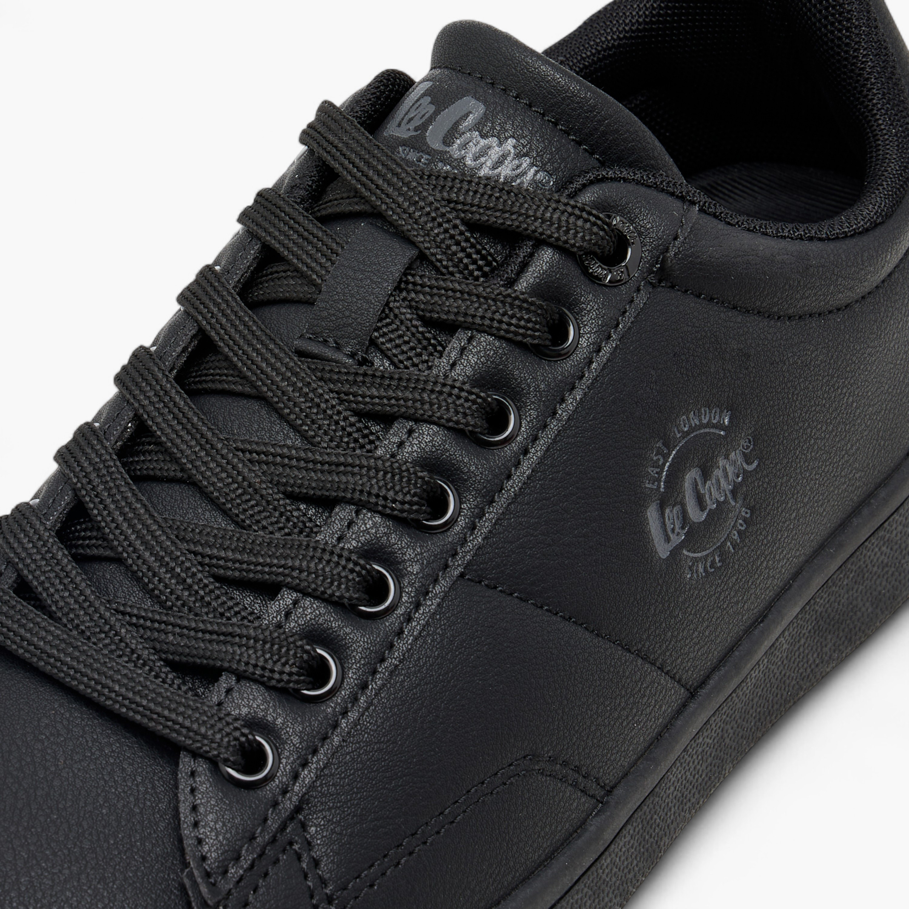 Lee Cooper Women's Logo Print Lace-Up Sneakers-women-shoes-sneakers-image-4