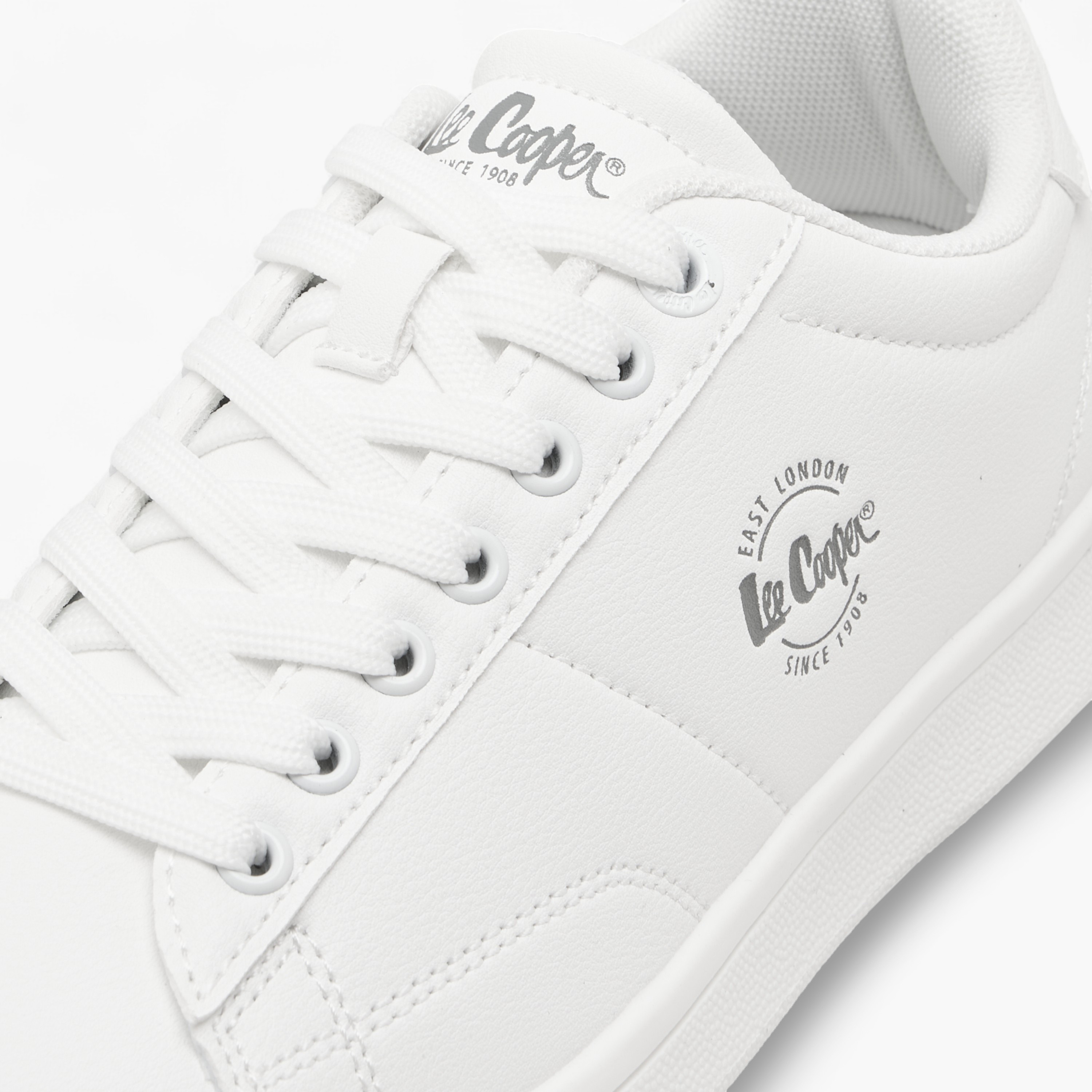 Lee Cooper Women's Logo Print Lace-Up Sneakers-women-shoes-sneakers-image-4