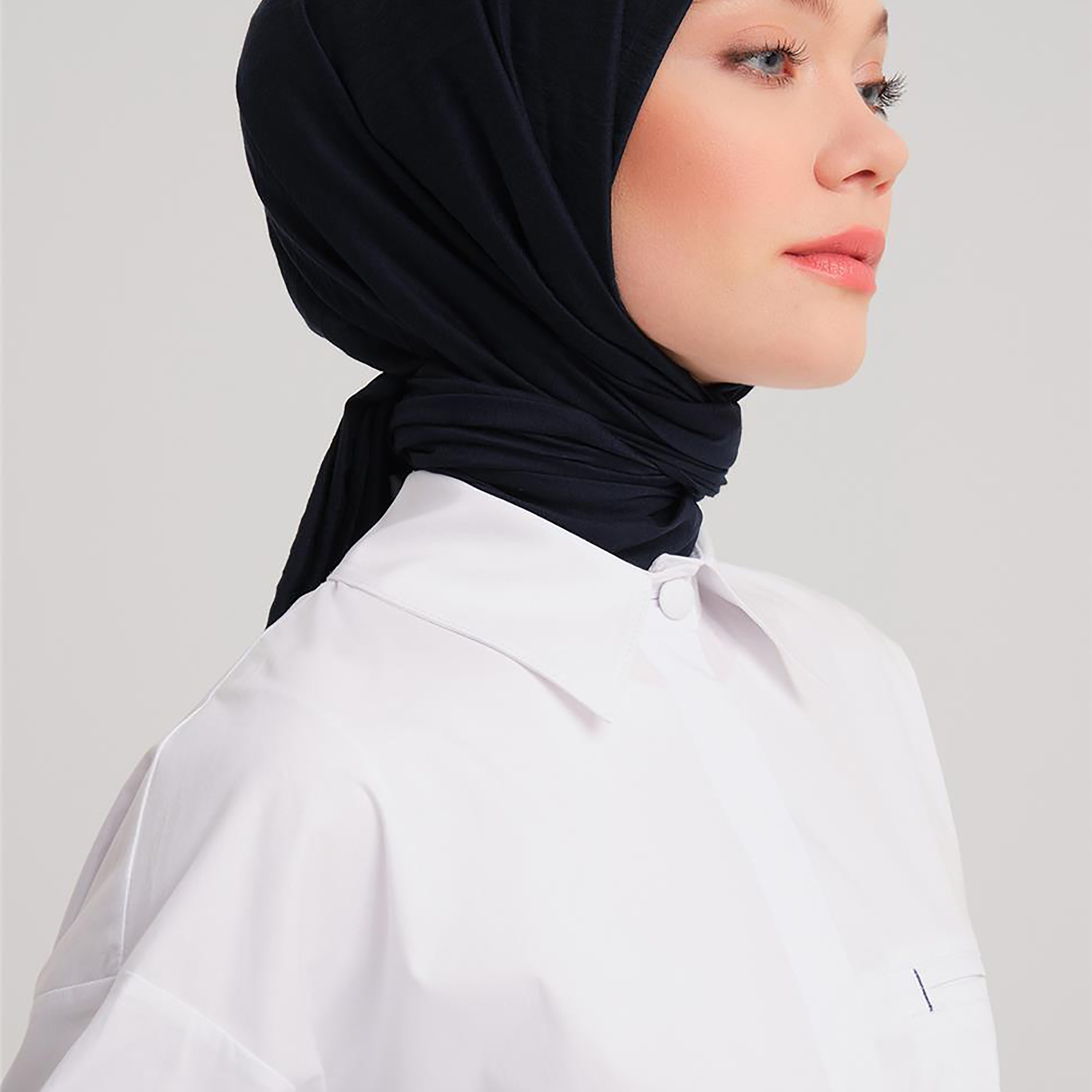 قميص أرمين نسائي بياقة مخططة وأكمام-women-clothing-shirtsandblouses-shirts-image-2