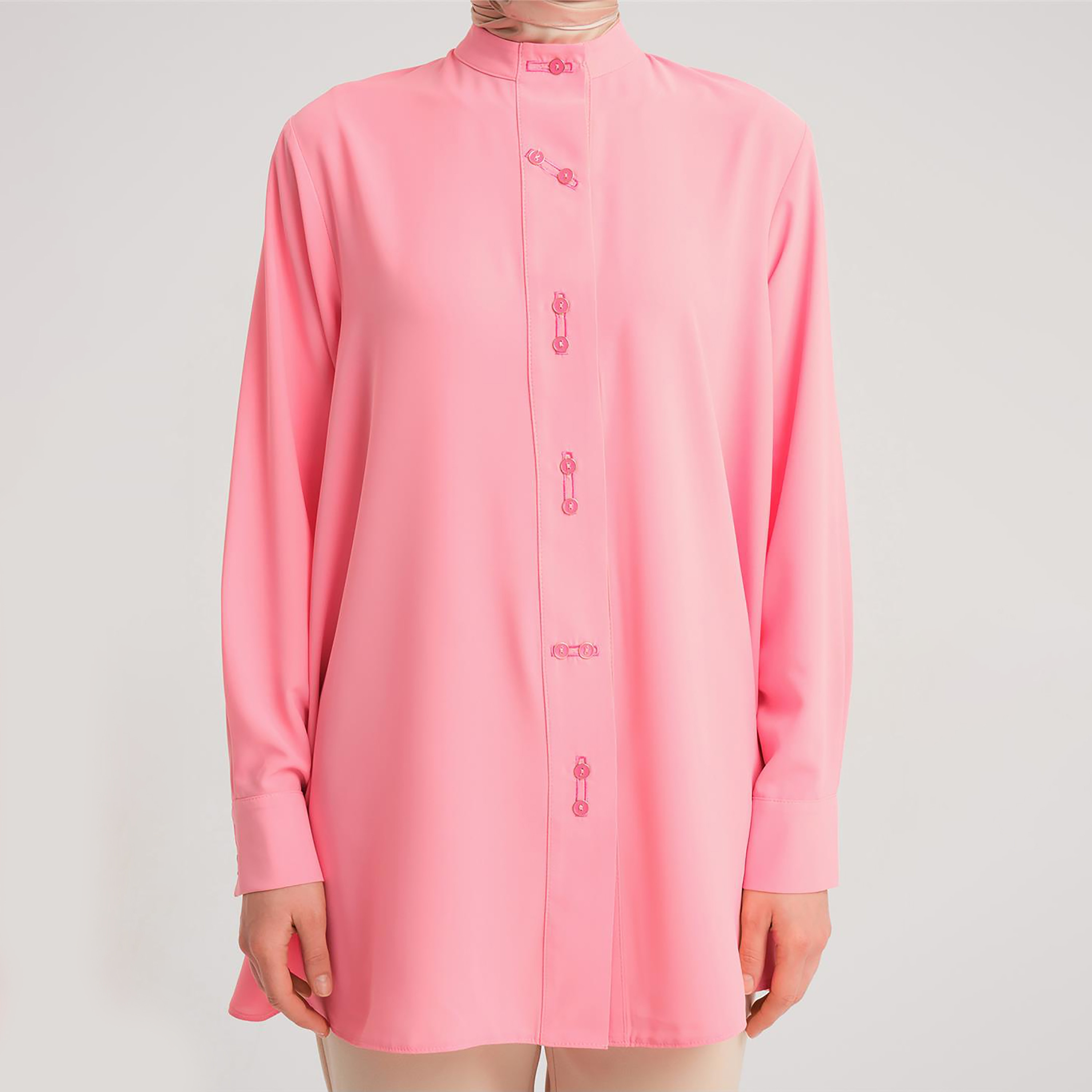 قميص أرمين ماندرين الرقبة المنحنية هيملاين المرأة-women-clothing-shirtsandblouses-shirts-image-10