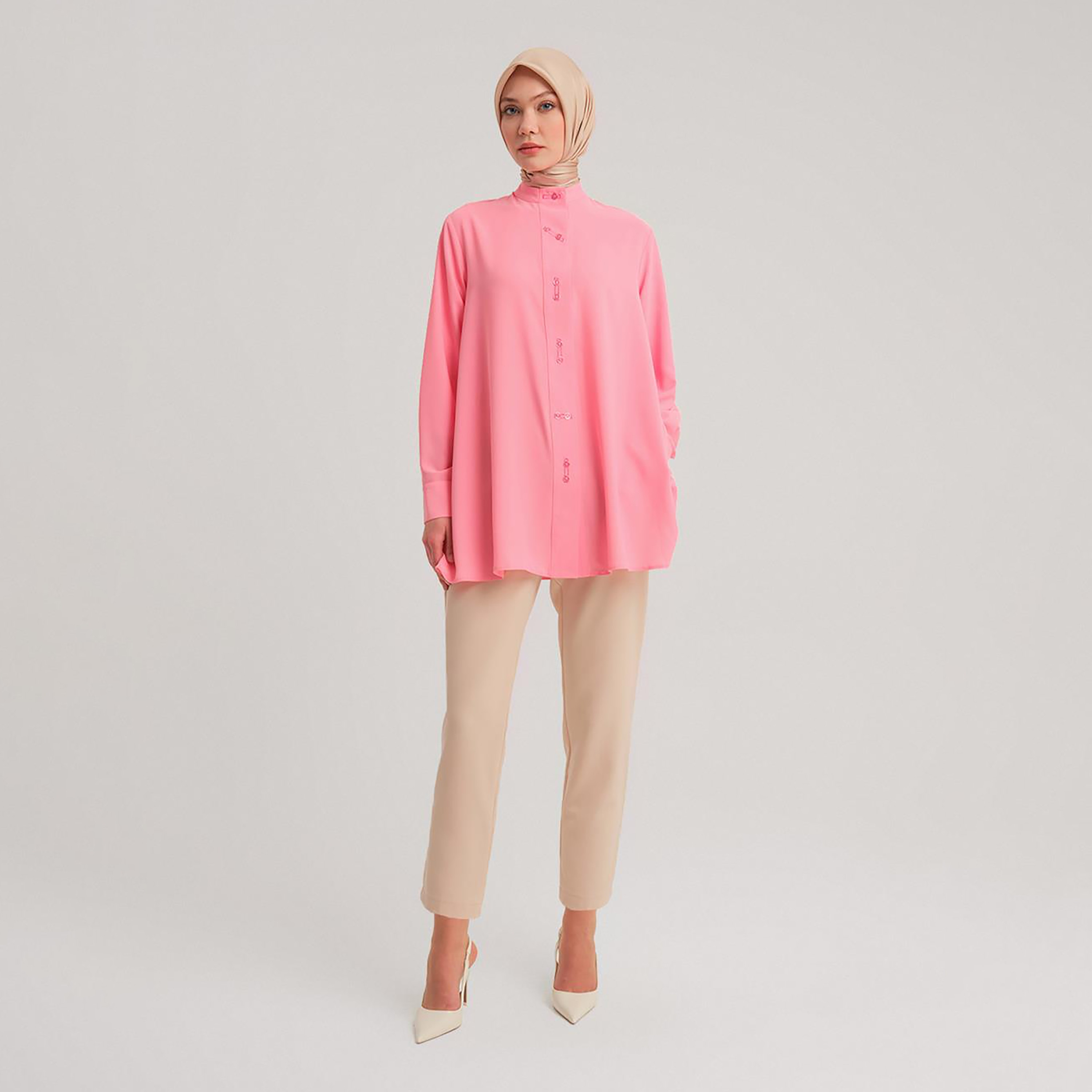 قميص أرمين ماندرين الرقبة المنحنية هيملاين المرأة-women-clothing-shirtsandblouses-shirts-image-11