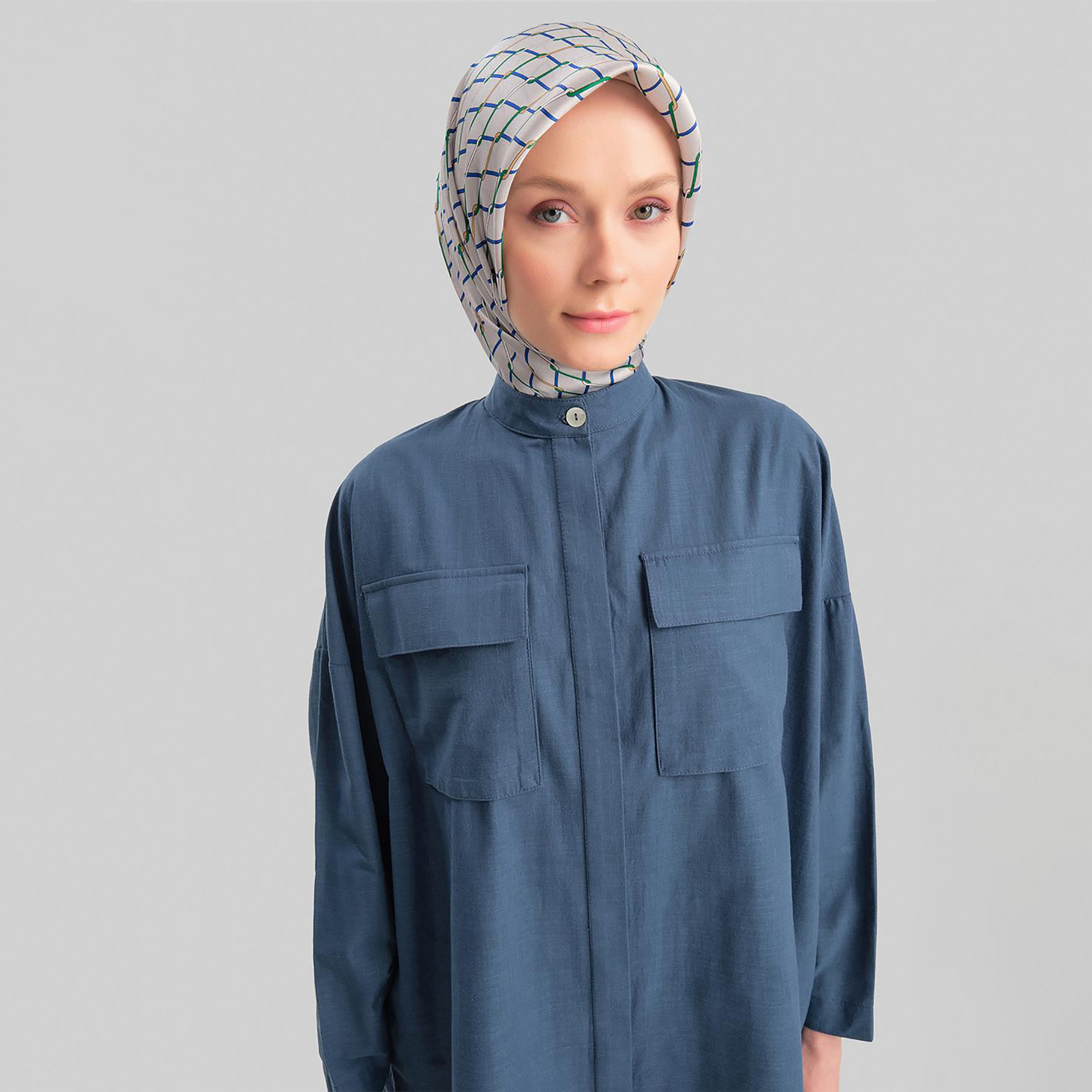 Armine 2-Piece Mandarin Neck Women's Shirt And Pants Co-Ord Set-women-clothing-coordsets-image-10