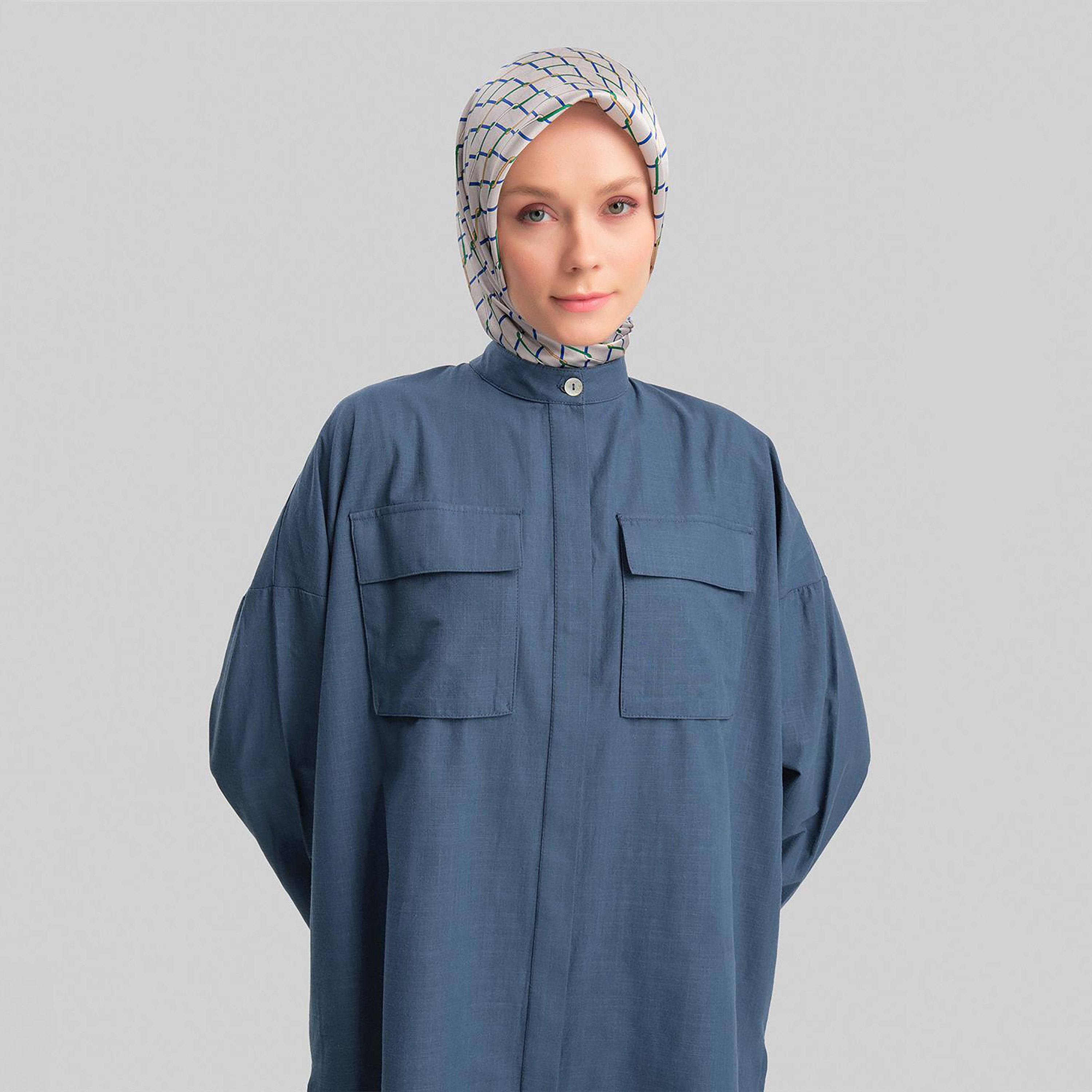 Armine 2-Piece Mandarin Neck Women's Shirt And Pants Co-Ord Set-women-clothing-coordsets-image-11