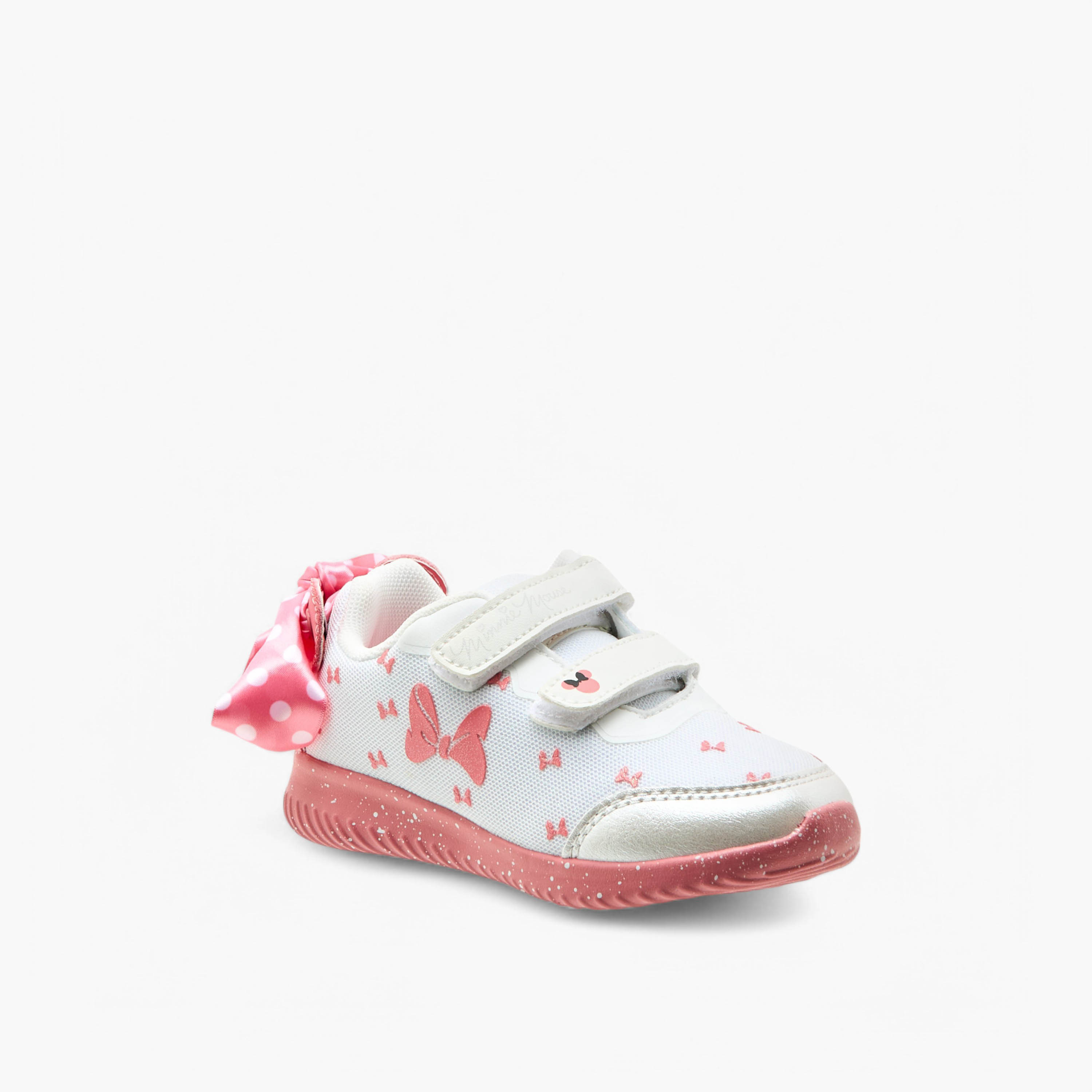 حذاء سنيكرز بشريط إغلاق لاصق وطبعات ميني ماوس من ديزني-girls-shoes-sneakers-image-2