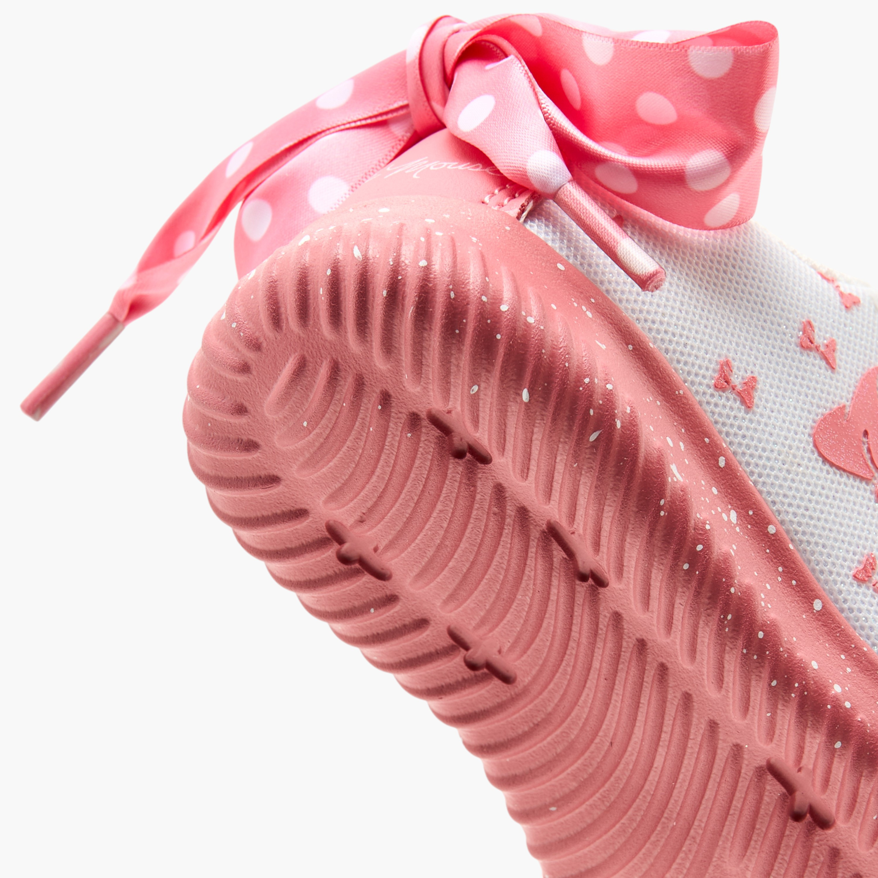 Disney Minnie Mouse Print Sneakers with Hook and Loop Closure-girls-shoes-sneakers-image-5