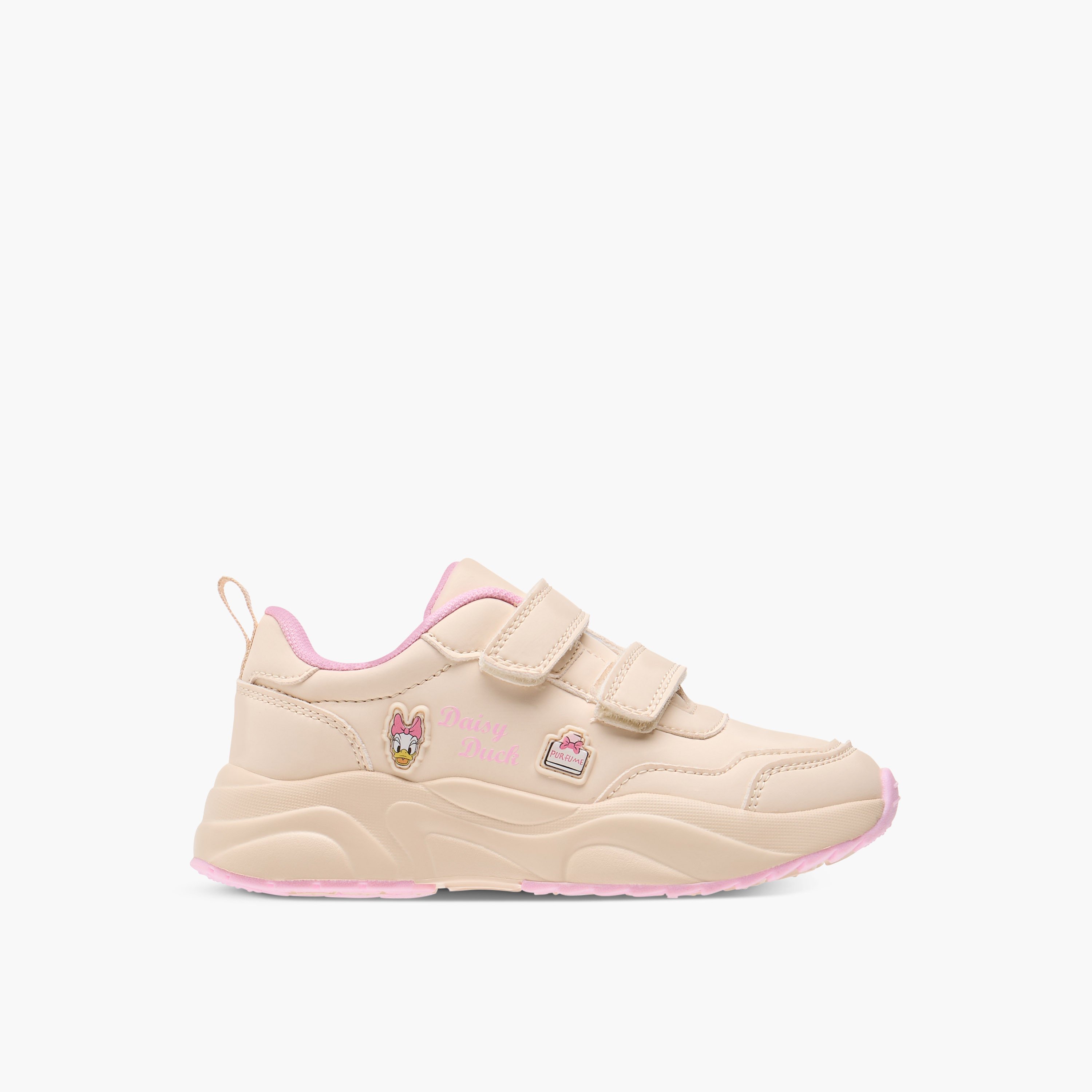 حذاء سنيكرز بشريط إغلاق لاصق وزخارف ديزي داك من ديزني-girls-shoes-sneakers-image-3