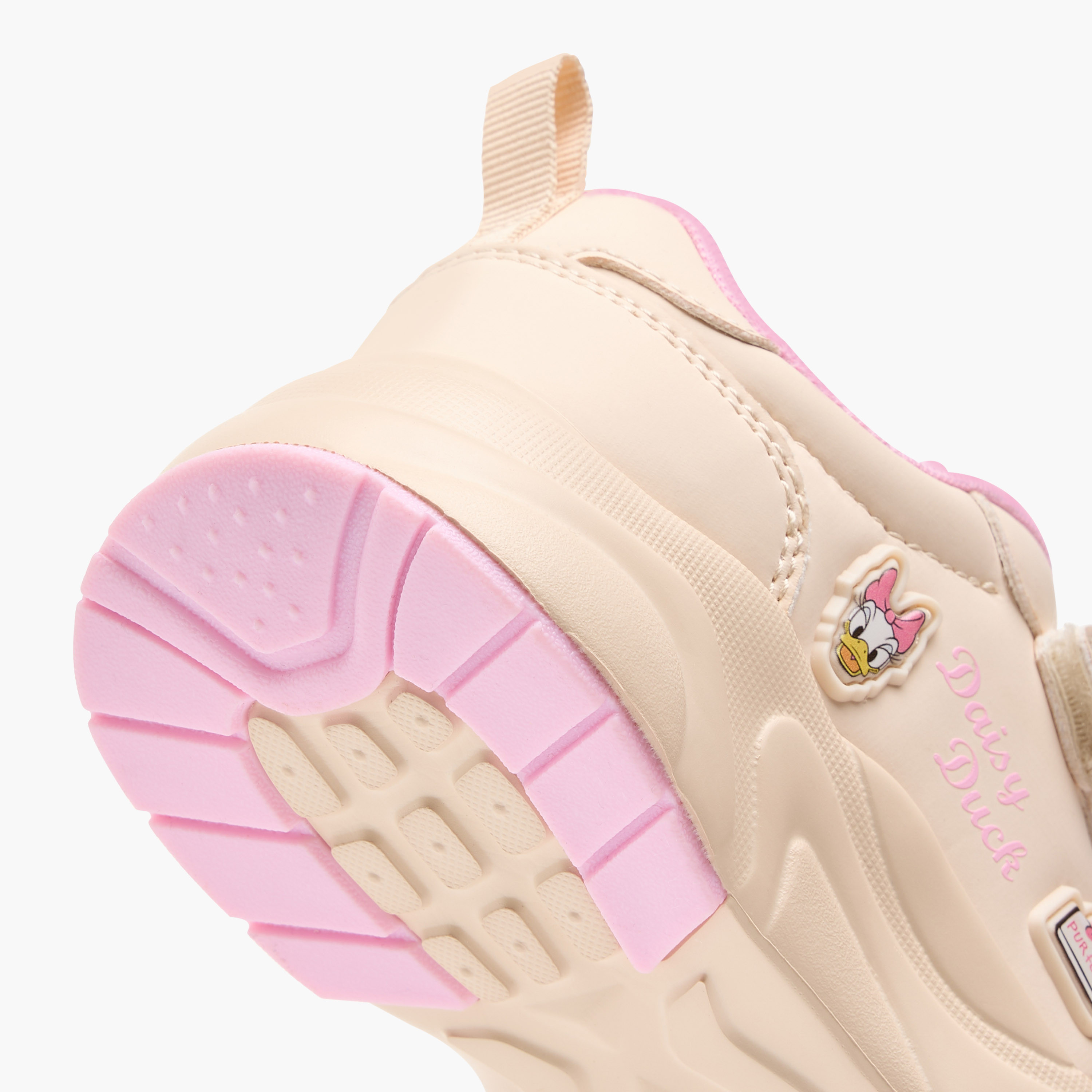حذاء سنيكرز بشريط إغلاق لاصق وزخارف ديزي داك من ديزني-girls-shoes-sneakers-image-5