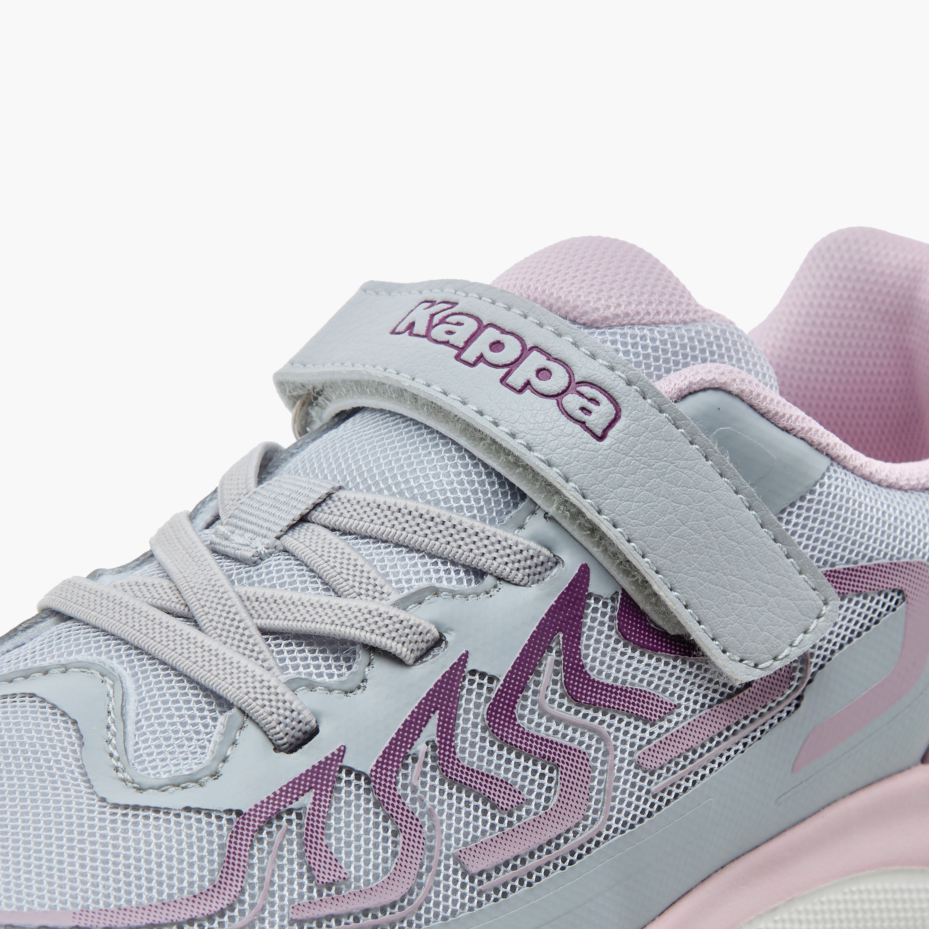 Kappa Girls Hook & Loop Cushioned Sole Walking Shoes-girls-shoes-sports-image-4