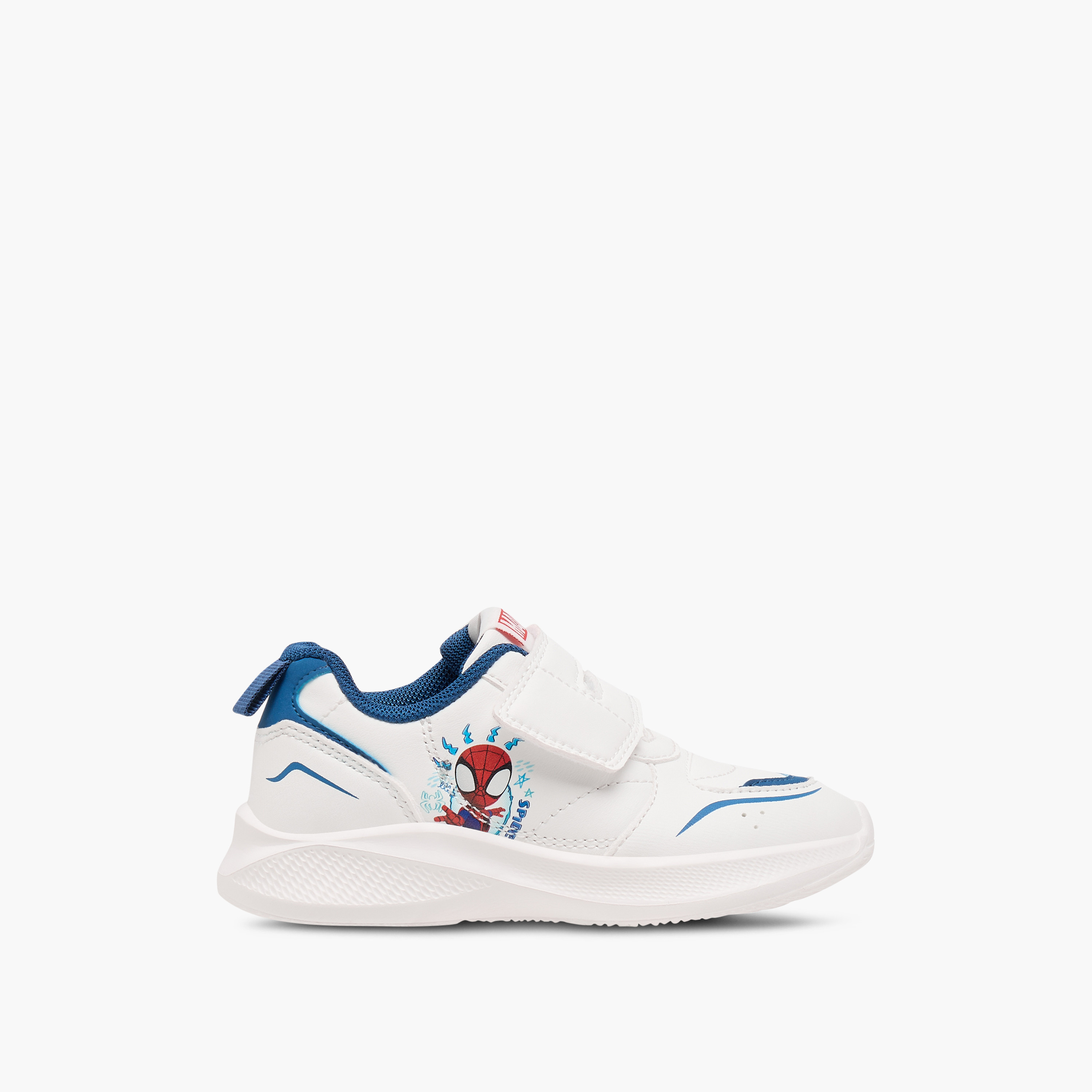Marvel Spider-Man Print Sneakers with Hook and Loop Closure-boys-shoes-sneakers-image-3
