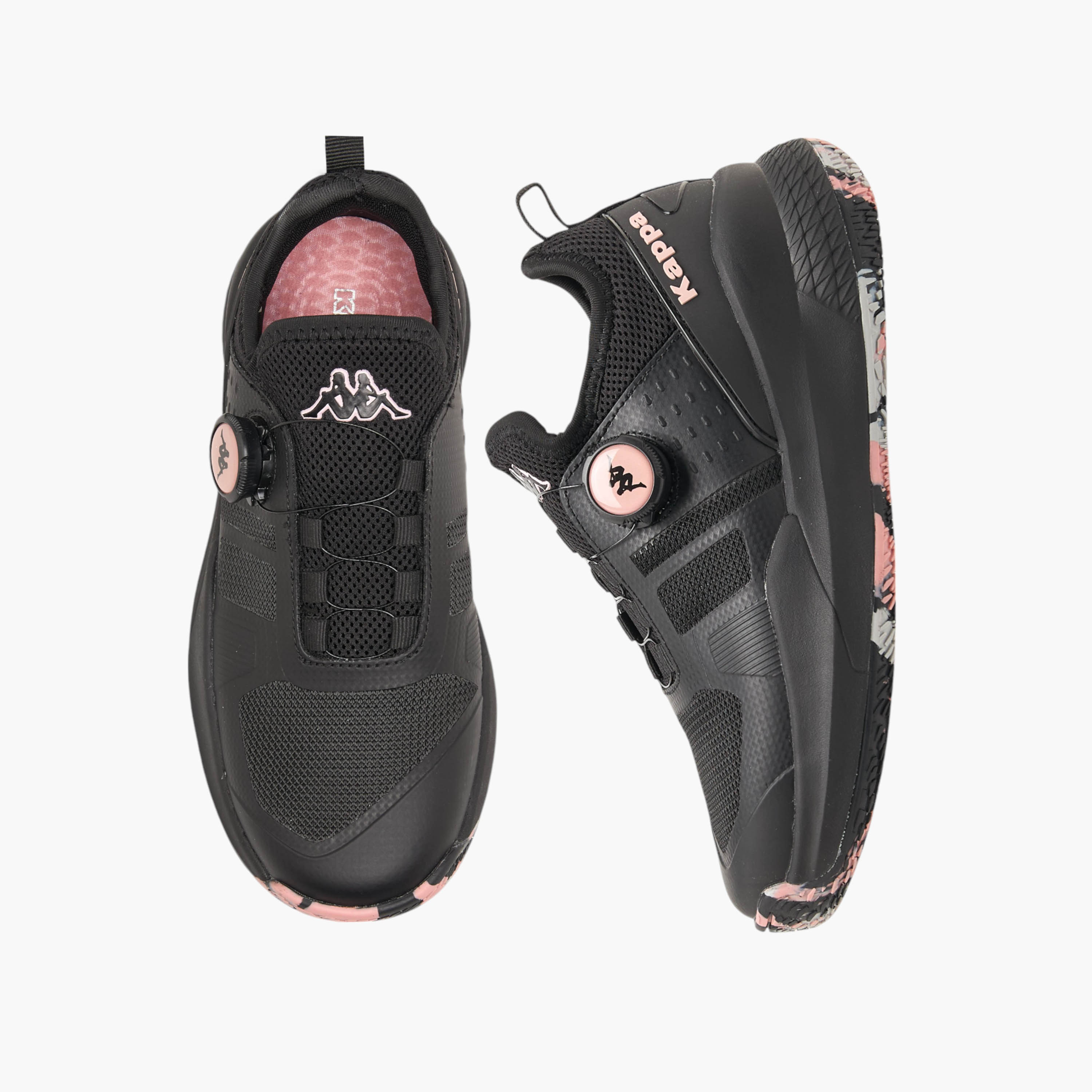 حذاء رياضي بقوالب ملونة وإبزيم دوار للبنات من كابا-sports-girls-shoes-image-1