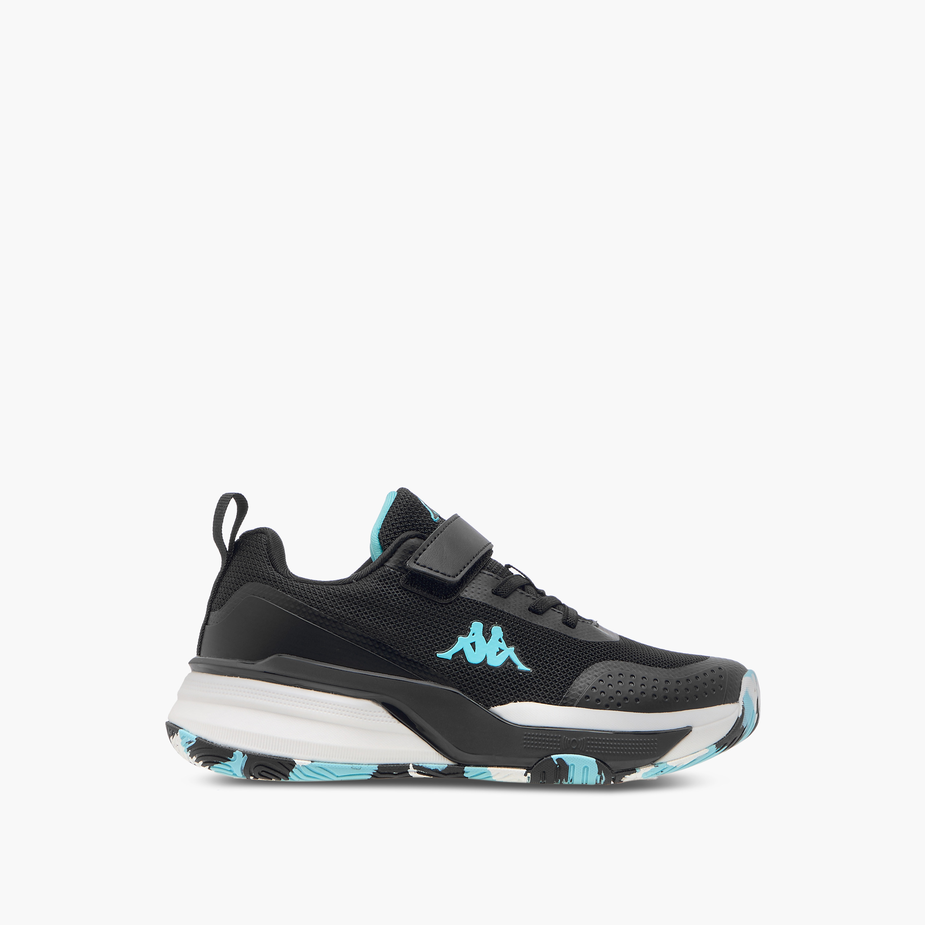 Kappa Girls Logo Print Hook & Loop Padel Shoes-girls-shoes-sports-image-3