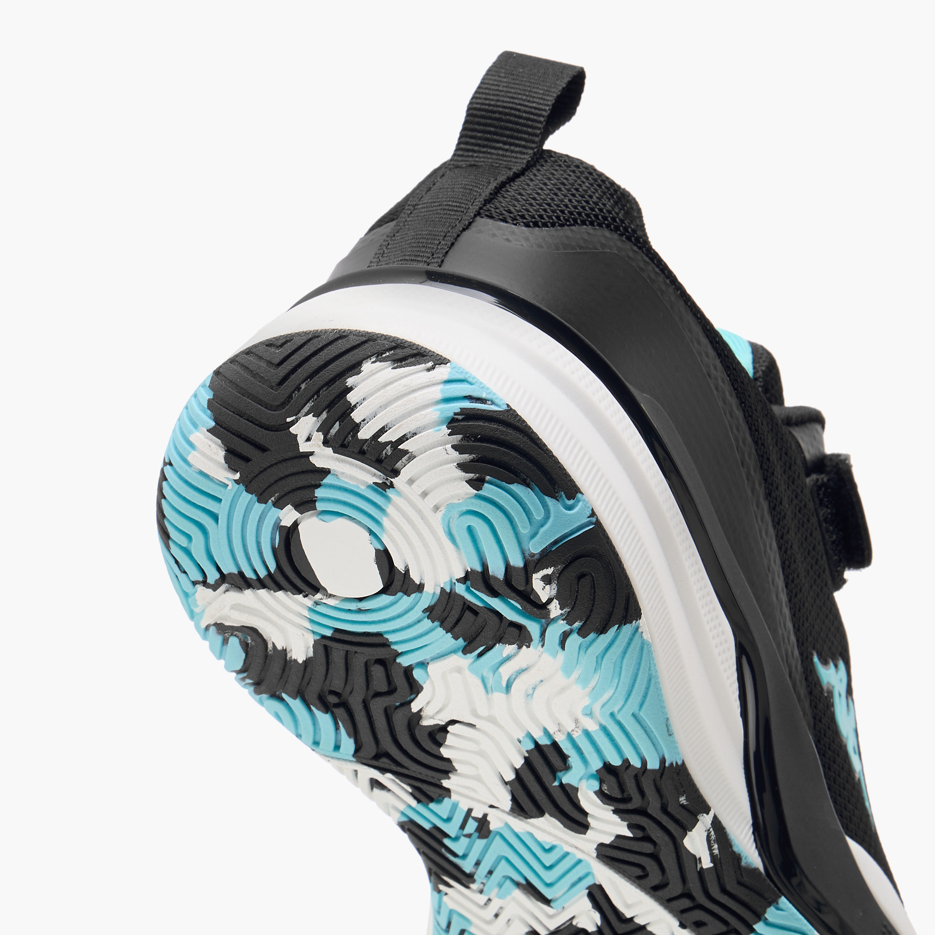 Kappa Girls Logo Print Hook & Loop Padel Shoes-girls-shoes-sports-image-5
