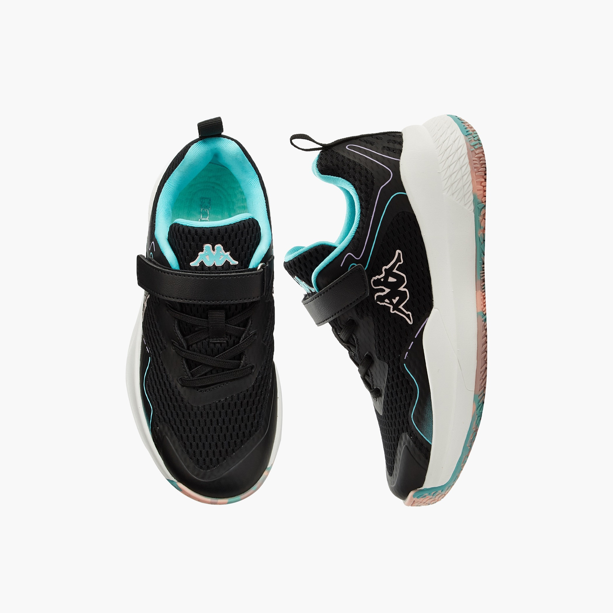 Kappa Girls Hook & Loop Sports Shoes-girls-shoes-sports-image-1