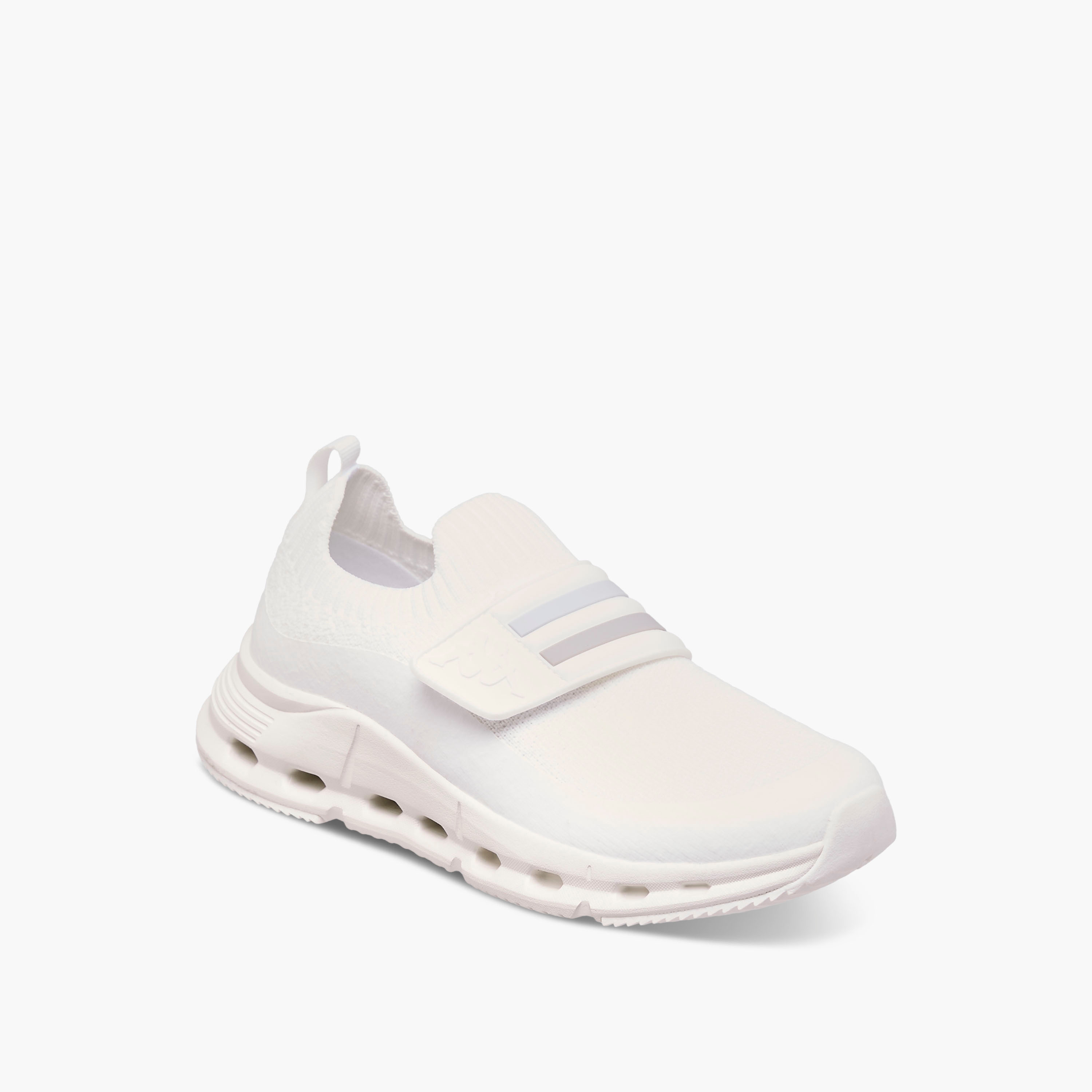 Kappa Girls Logo Detail Slip-On Walking Shoes-girls-shoes-sports-image-2