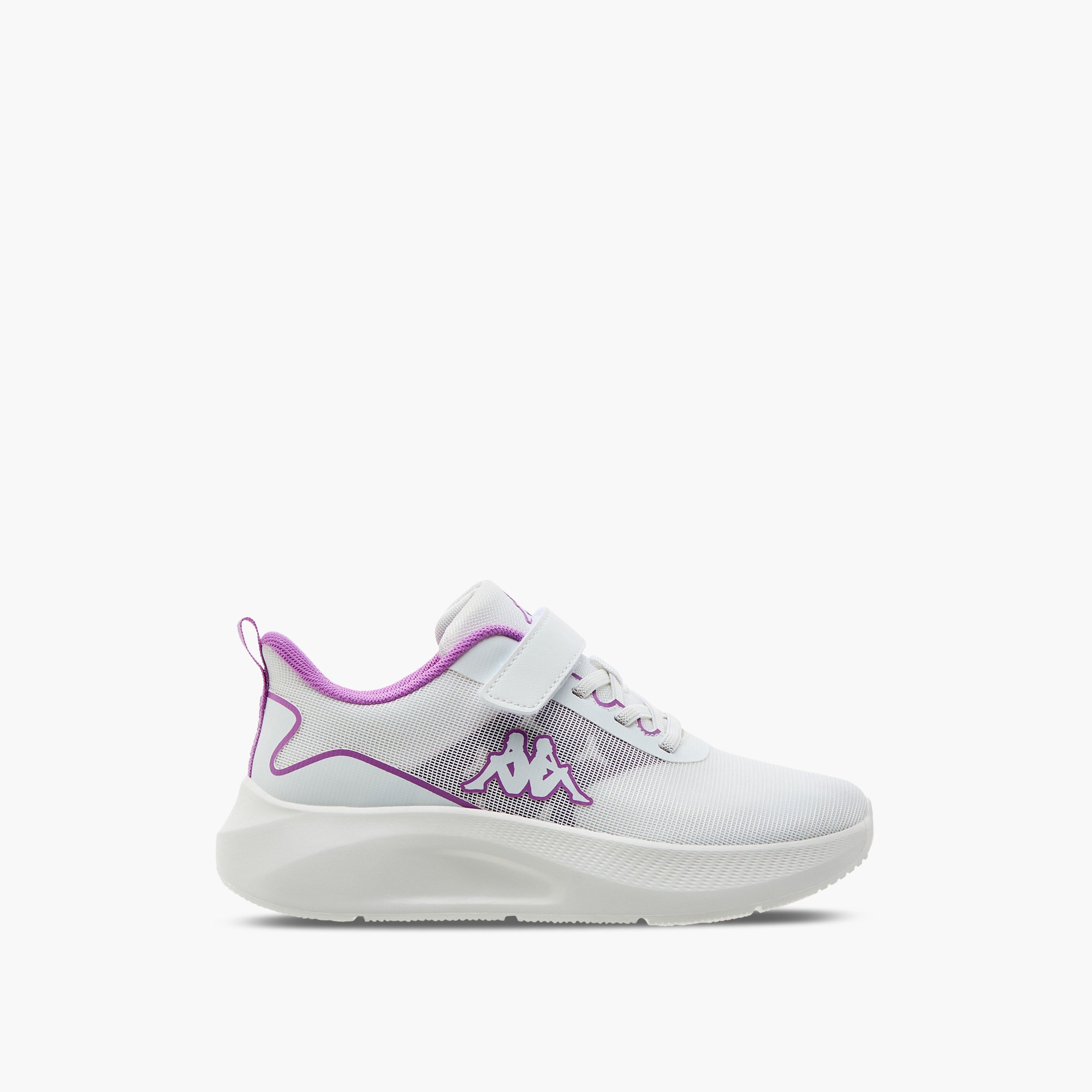 Kappa Girls Logo Detail Hook & Loop Walking Shoes-girls-shoes-sneakers-image-3