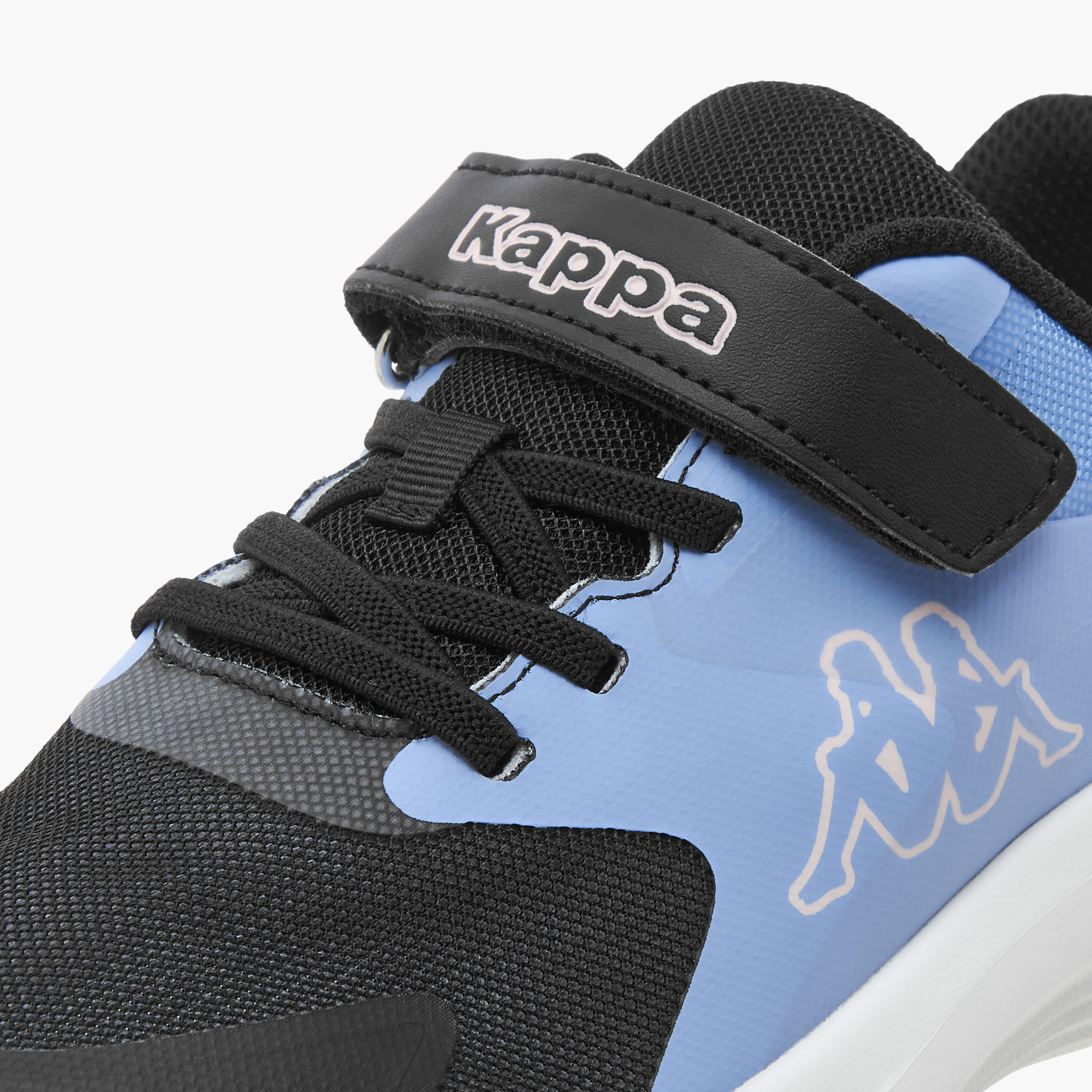 حذاء رياضي بتصميم قوالب ملونة وشريط إغلاق لاصق للبنات من كابا-sports-girls-shoes-image-2