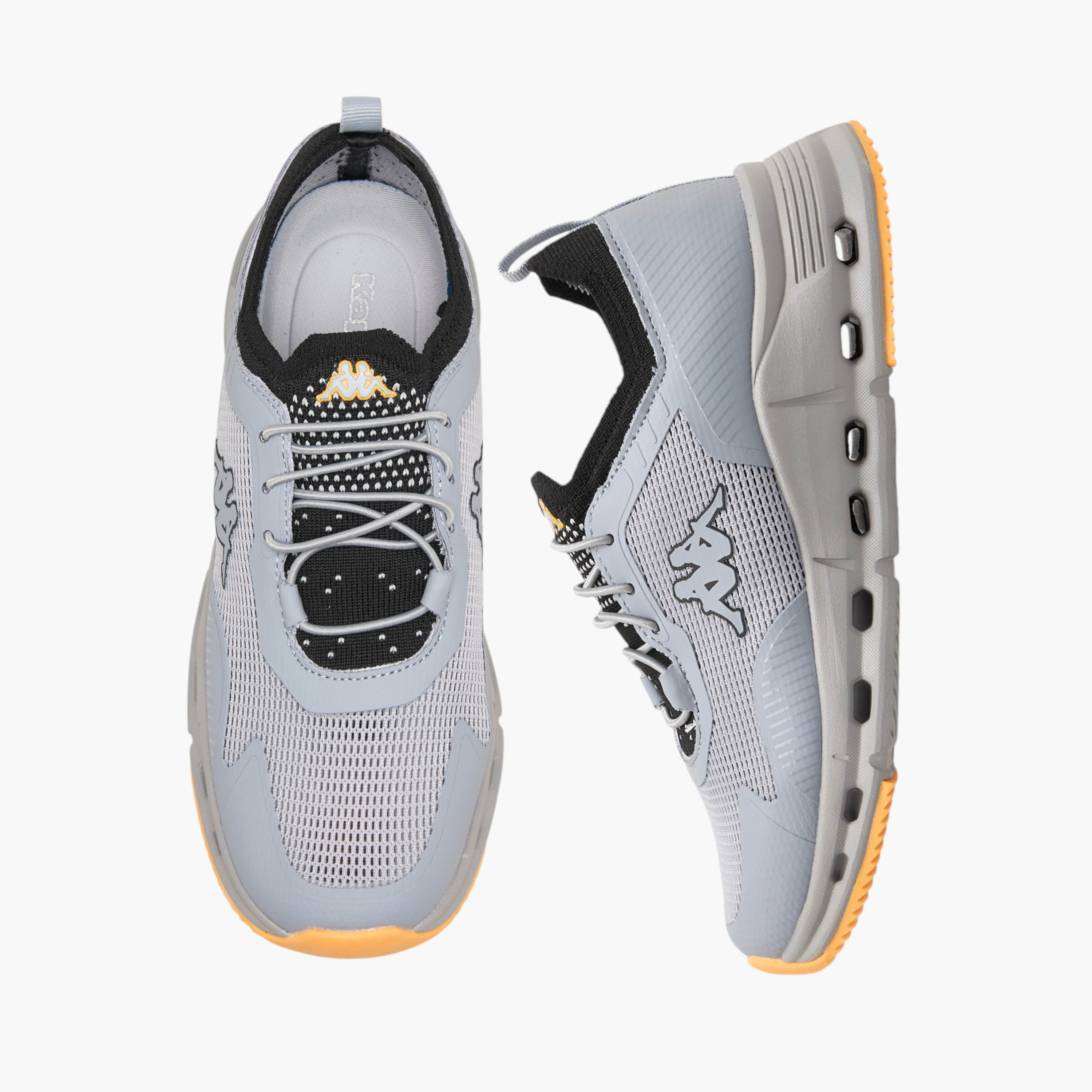 Kappa Boys Lace-Up Cushioned Sole Walking Shoes-sports-boys-shoes-image-1