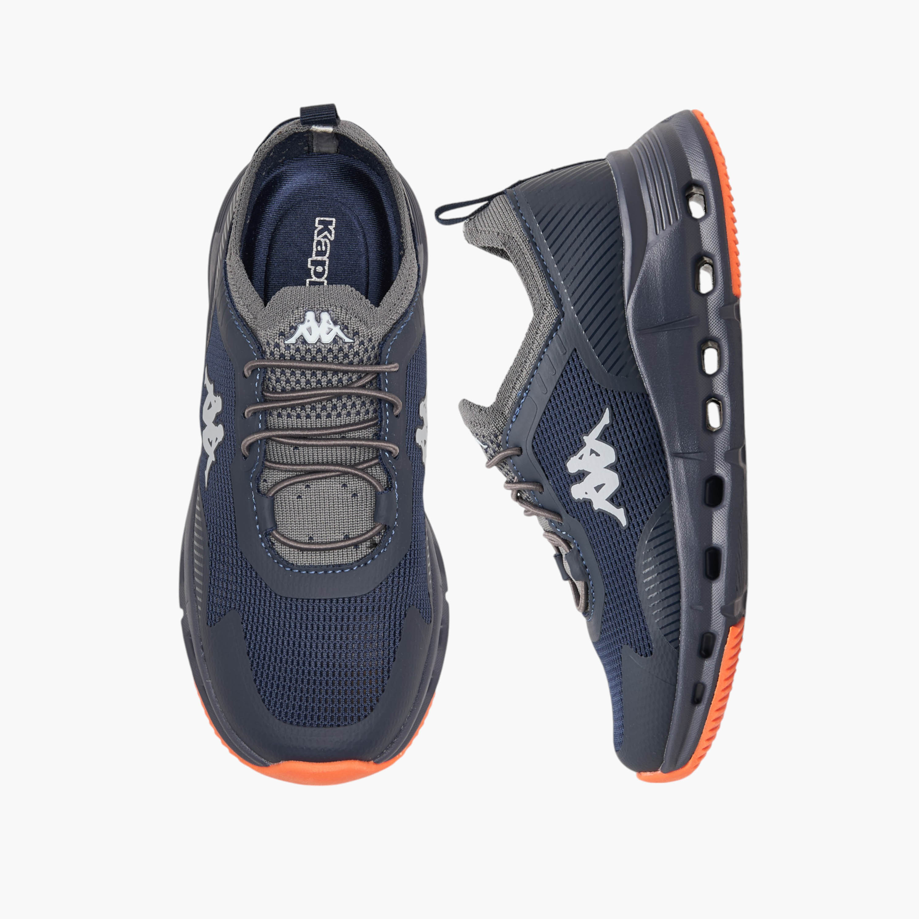 Kappa Boys Lace-Up Cushioned Sole Walking Shoes-sports-boys-shoes-image-6