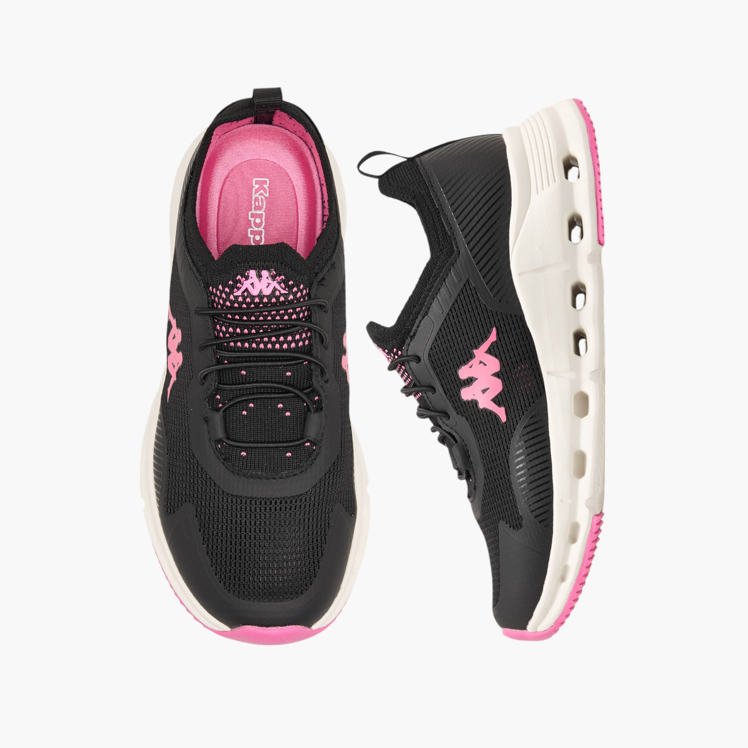 Kappa Girls Colourblock Lace-Up Walking Shoes-girls-shoes-sneakers-image-1