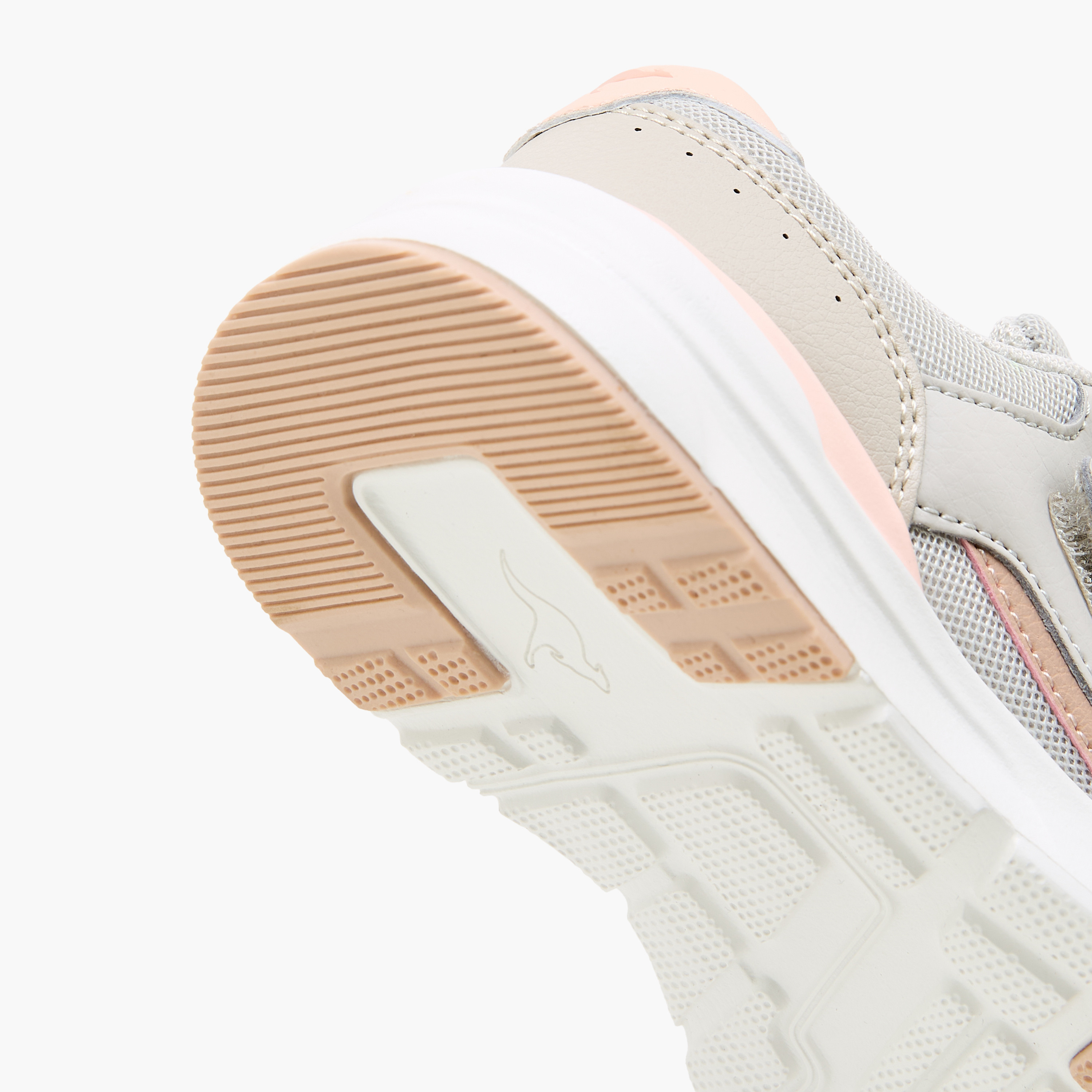 KangaROOS Kids' Panelled School Shoes with Hook and Loop Closure-girls-shoes-sports-image-5