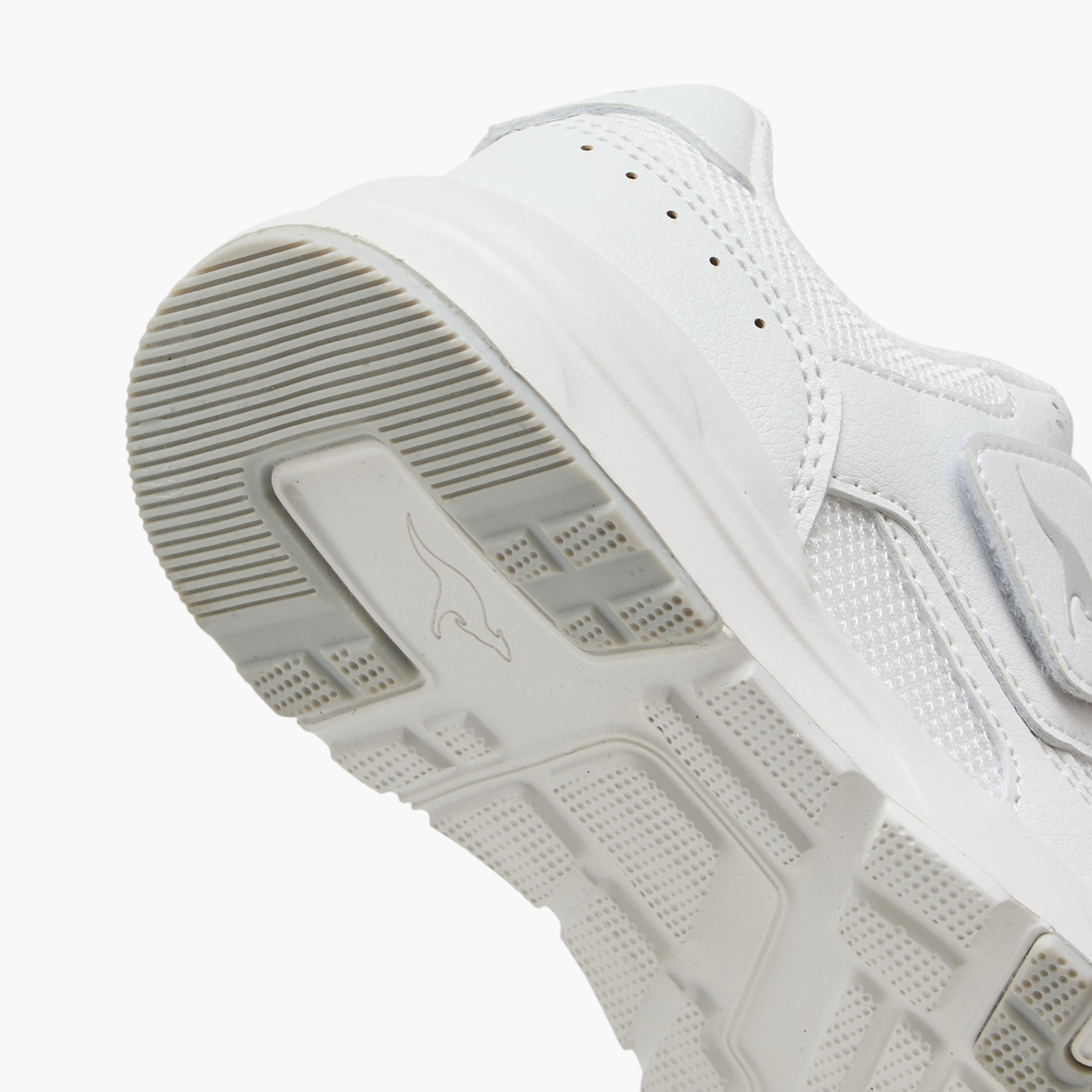 KangaROOS Kids' Panelled School Shoes with Hook and Loop Closure-girls-shoes-schoolshoes-image-5