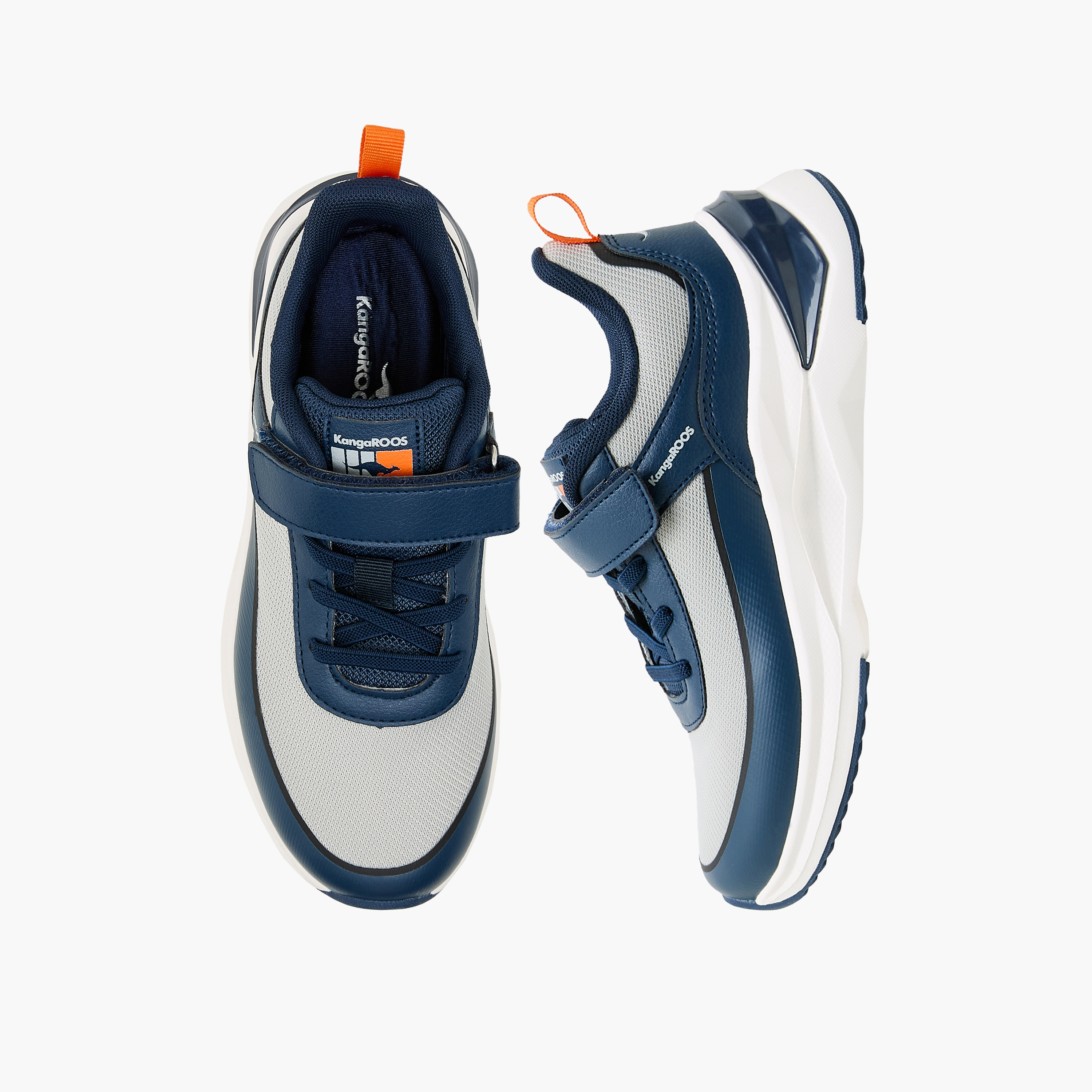 KangaROOS Boys Hook & Loop Sports Shoes-boys-shoes-sports-image-1