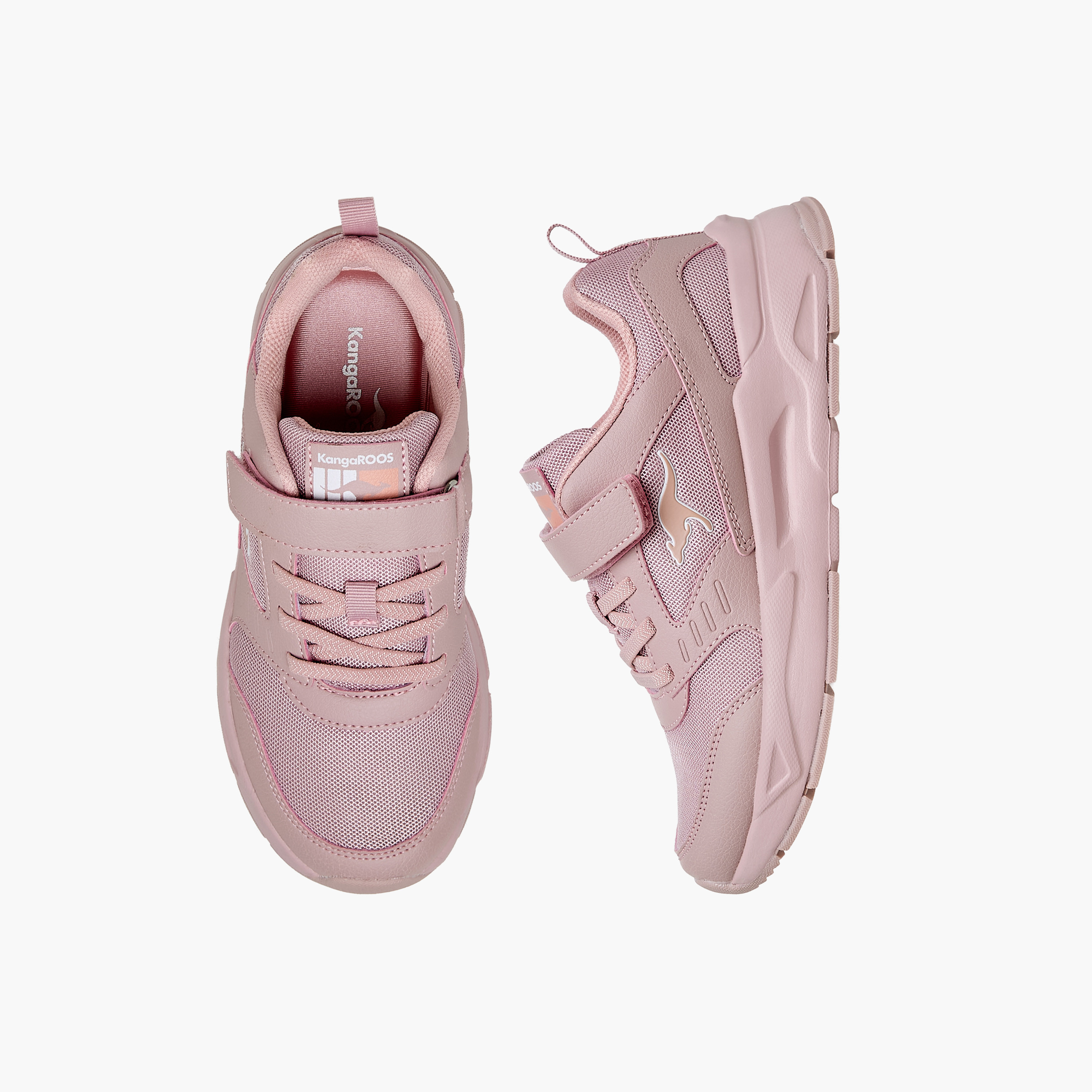 KangaROOS Girls Hook and Loop Sports Shoes-sports-girls-shoes-image-1