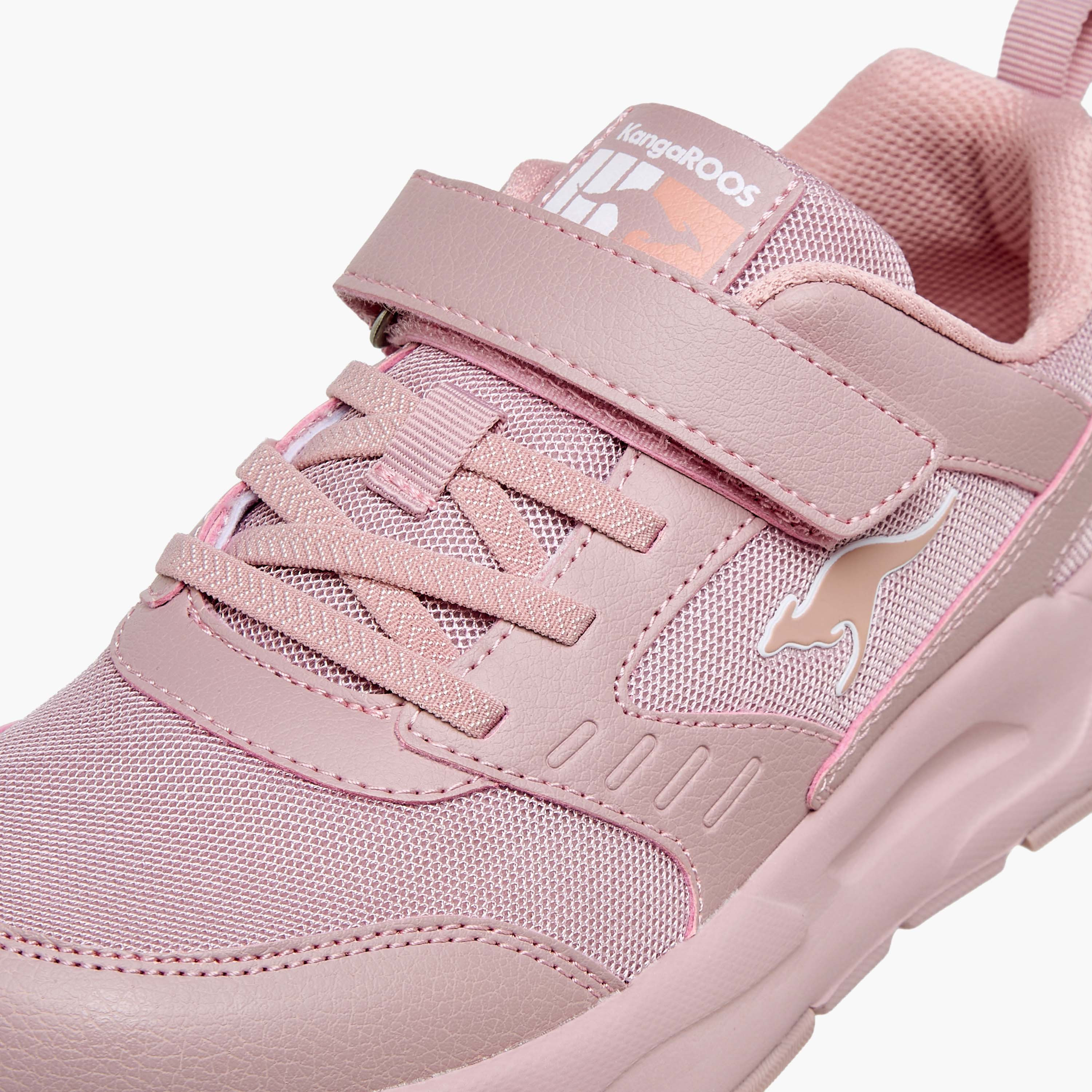 KangaROOS Girls Hook and Loop Sports Shoes-sports-girls-shoes-image-4