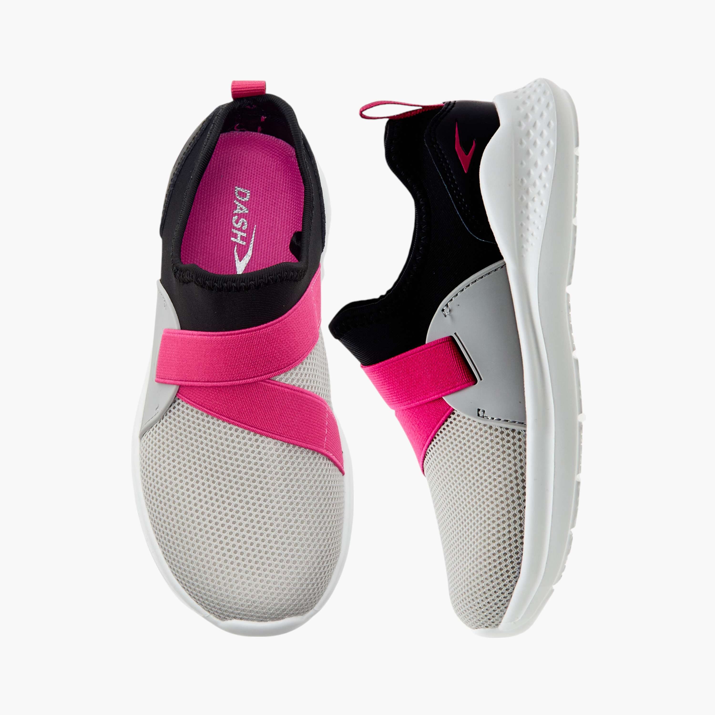 Dash Kids Textured Slip-On Sneakers-girls-shoes-sneakers-image-1