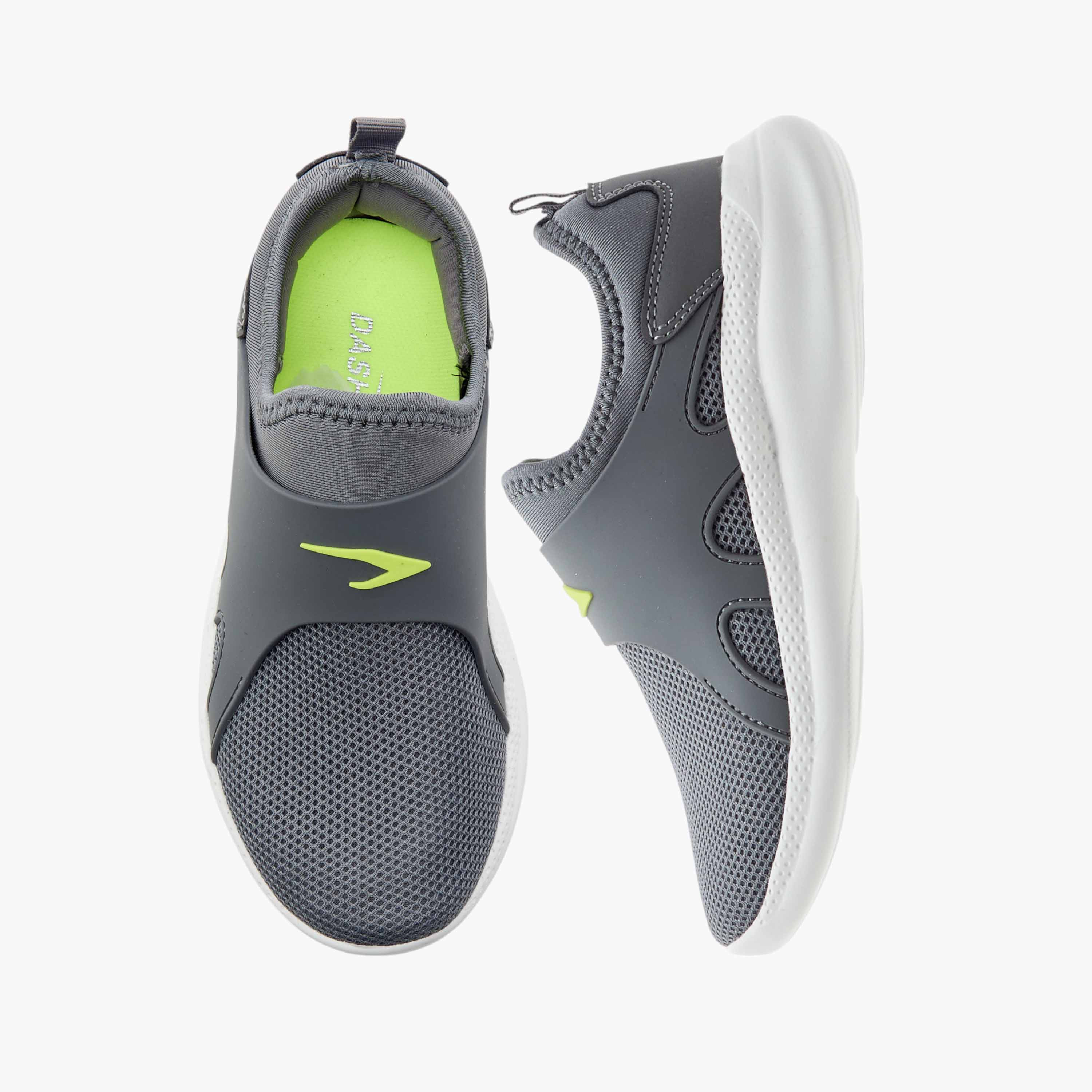 Dash Pull Tab Detail Slip-On Sports Shoes-boys-shoes-sneakers-image-1