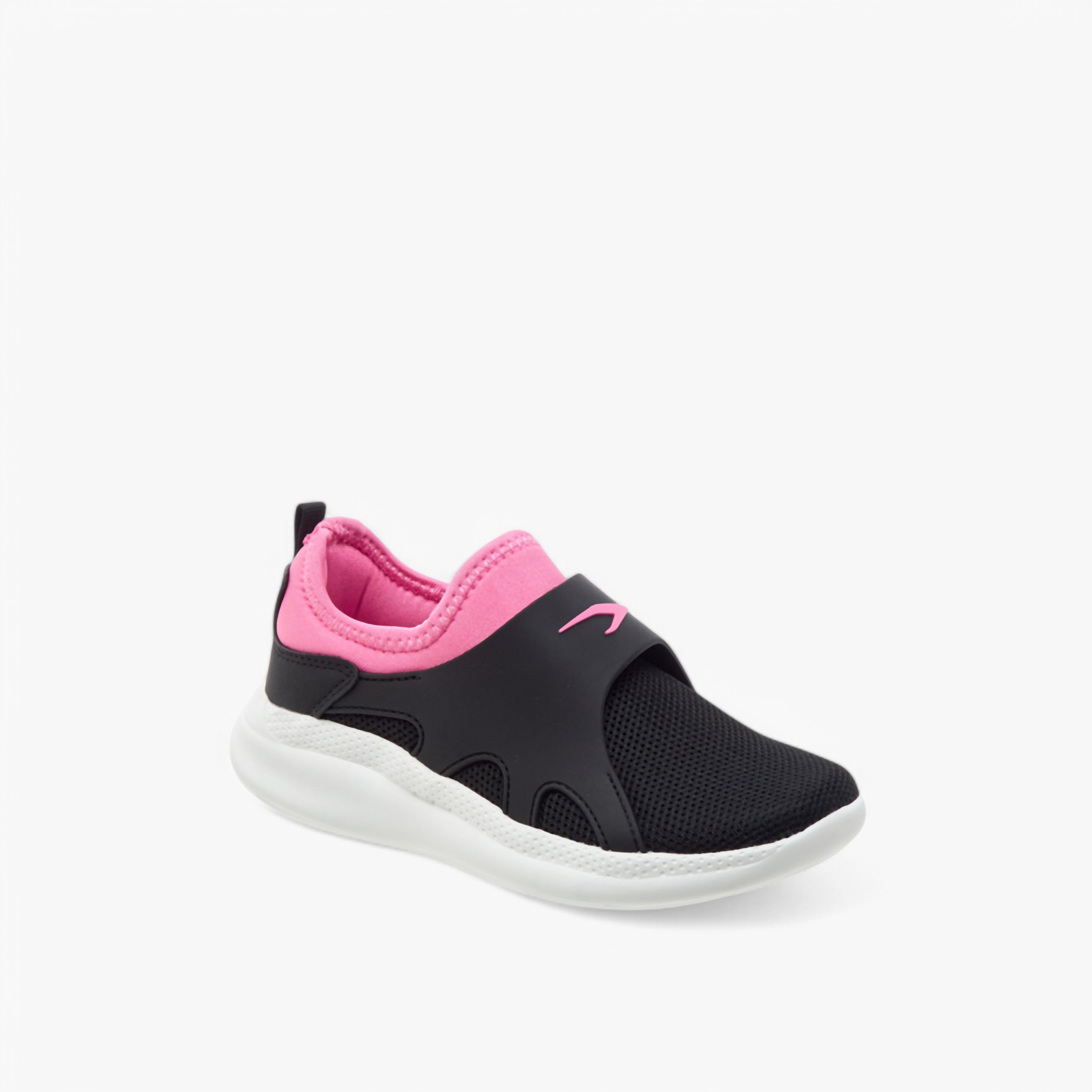 Dash Logo Detail Slip-On Sports Shoes-girls-shoes-sneakers-image-2