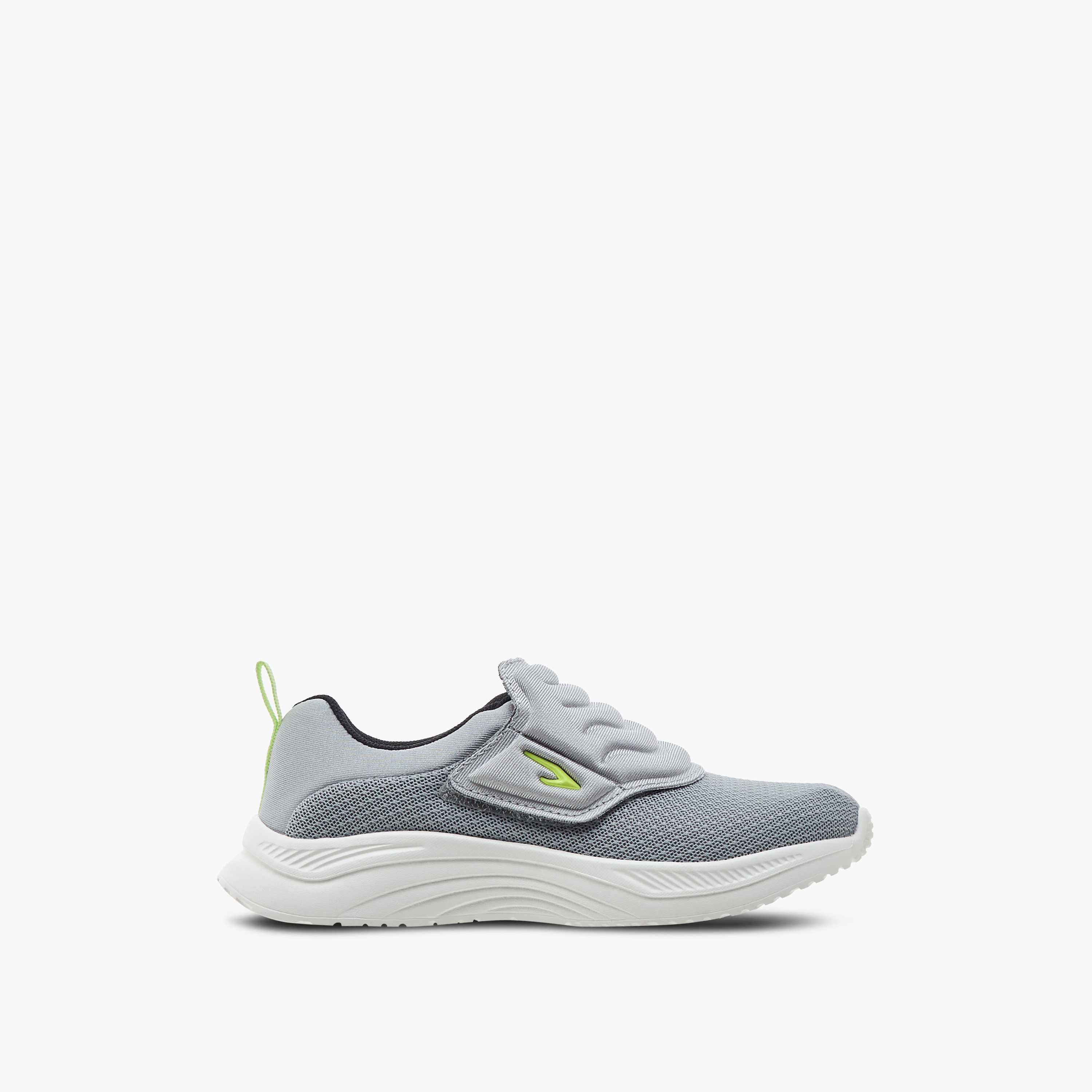 Dash Kids Textured Sneakers with Hook and Loop Closure-boys-shoes-sneakers-image-3