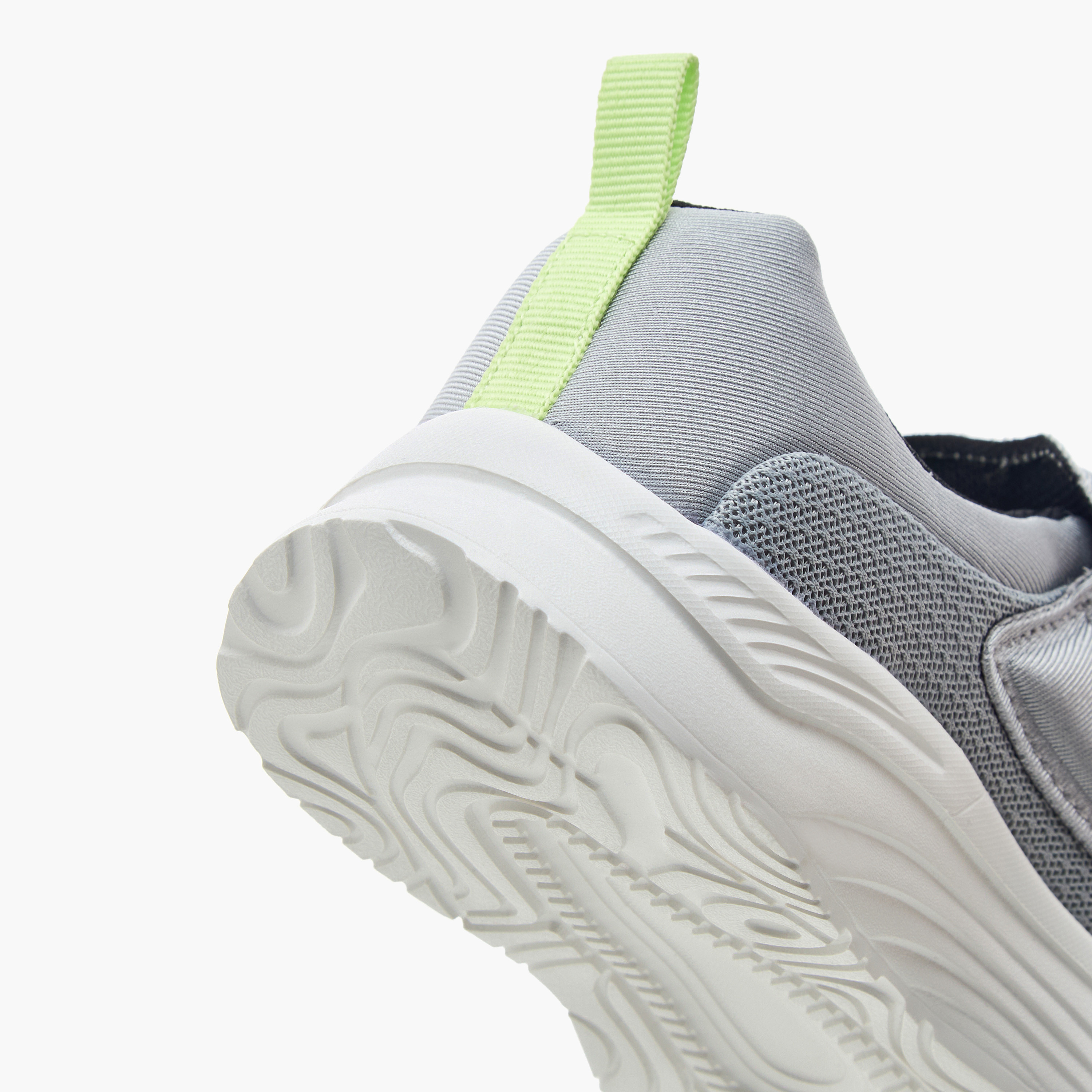 Dash Kids Textured Sneakers with Hook and Loop Closure-boys-shoes-sneakers-image-5
