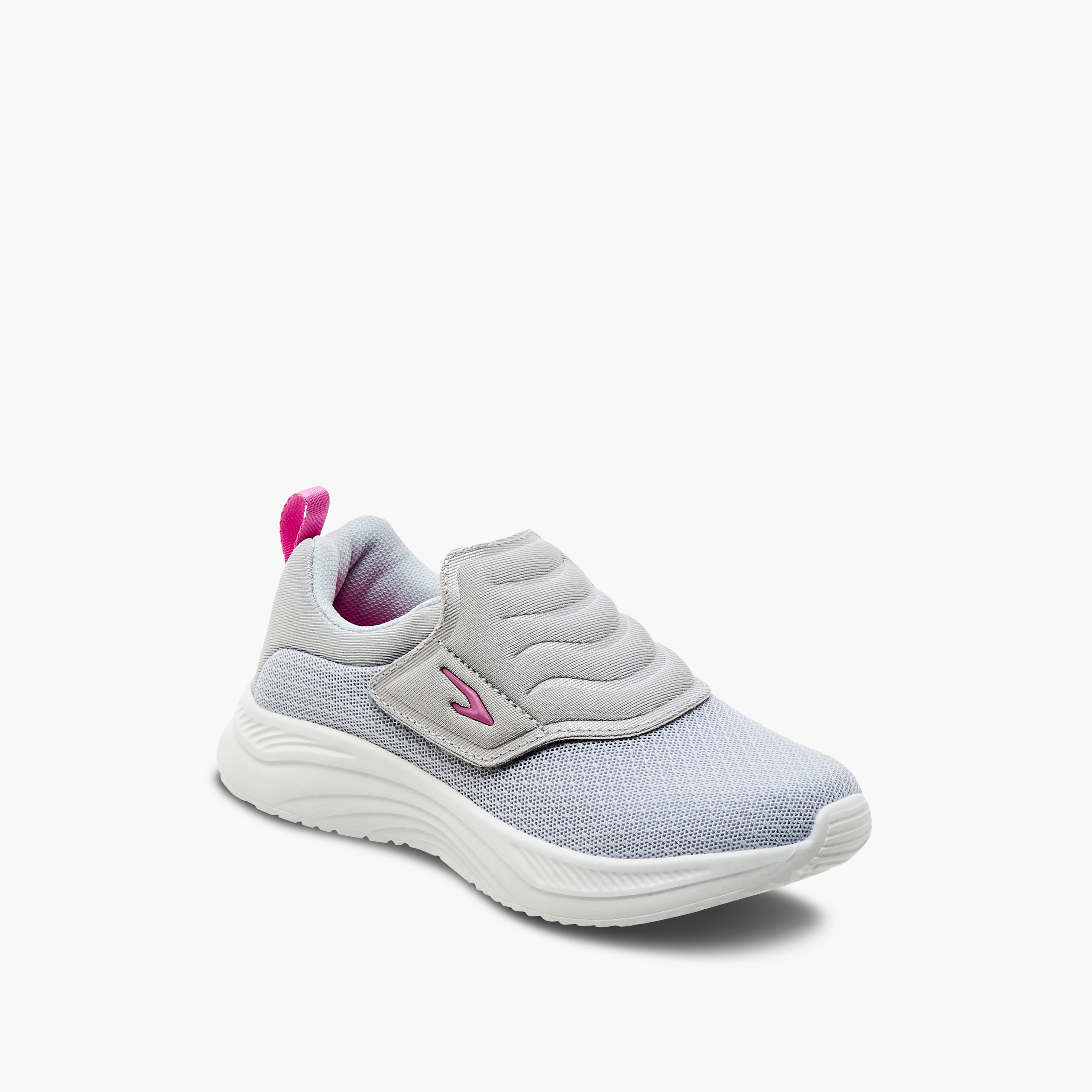 Dash Textured Sneakers Hook and Loop Closure-girls-shoes-sneakers-image-2