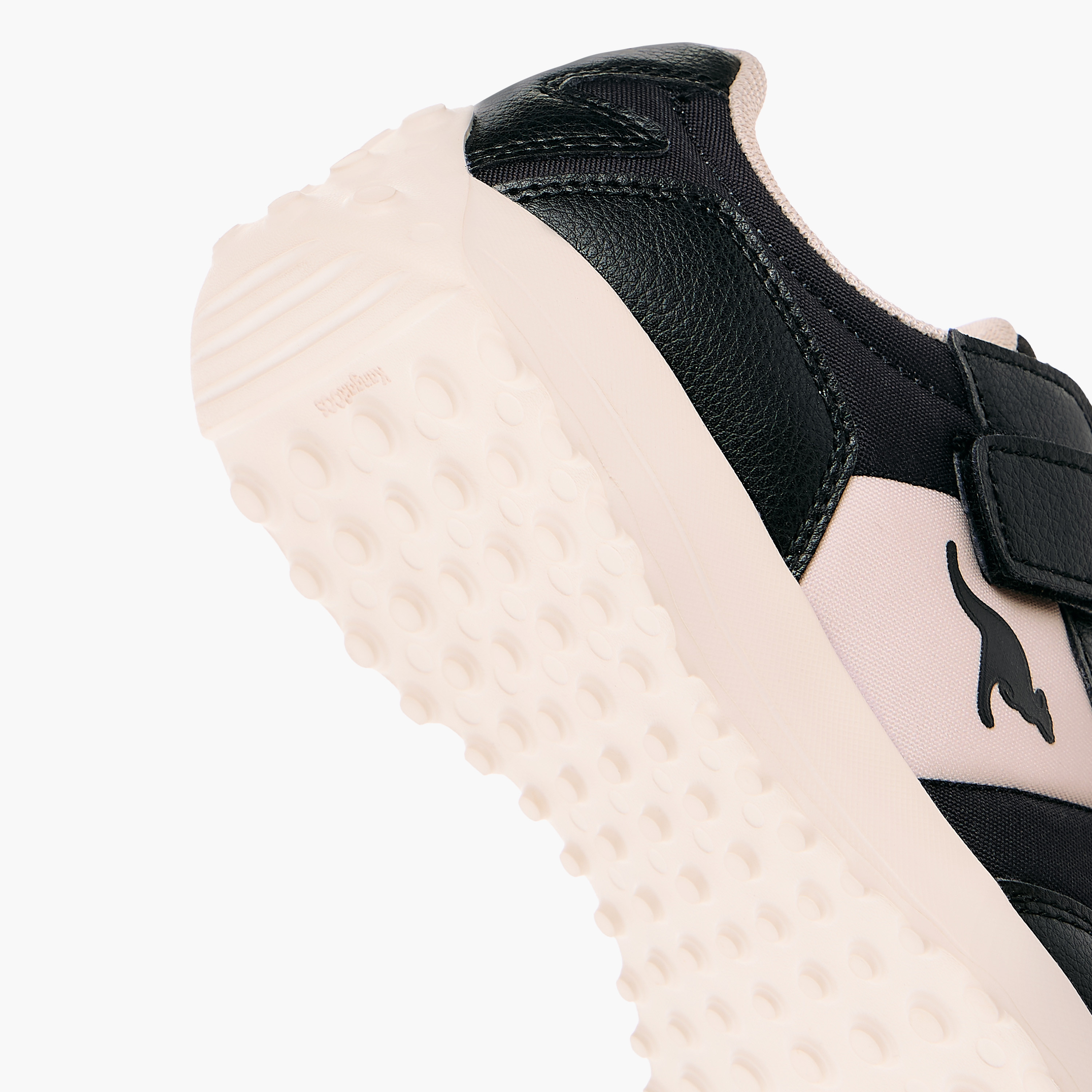 KangaROOS Girls' Panelled Sports Shoes with Hook and Loop Closure-girls-shoes-sneakers-image-10