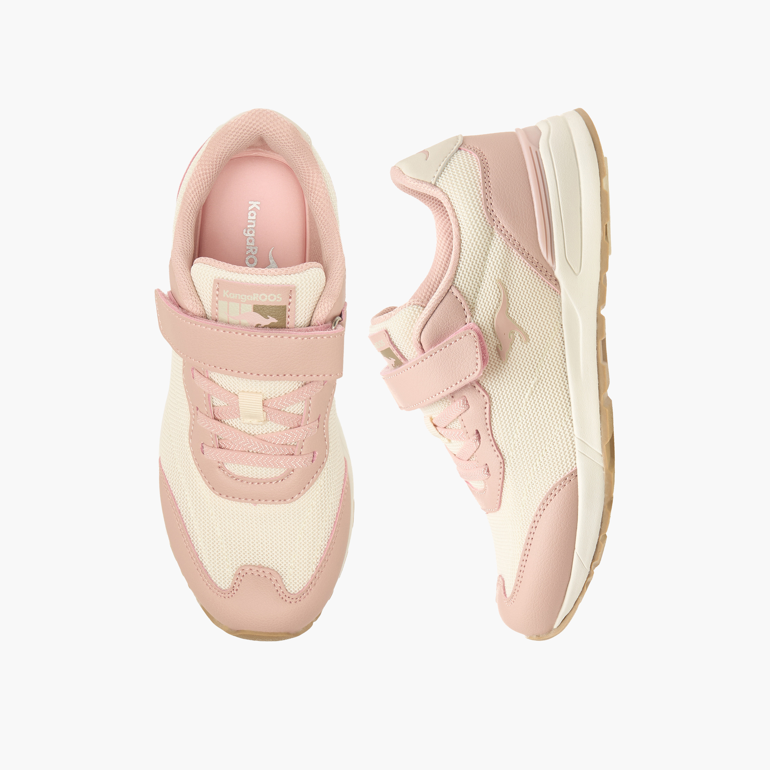 KangaROOS Girls Hook & Loop Sports Shoes-sports-girls-shoes-image-1